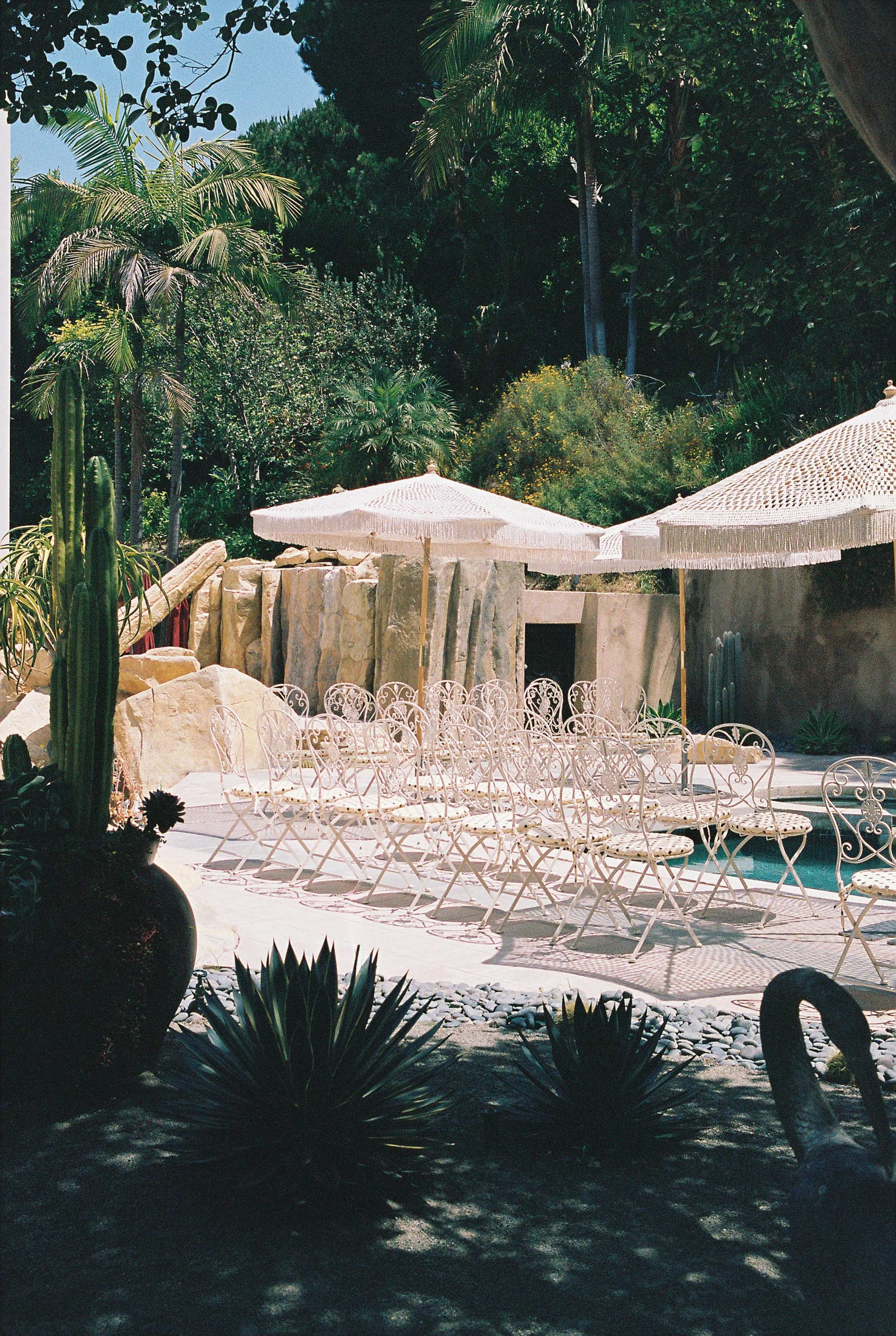 Luxury Beverly Hills Bridal Shower Inspiration | Elegant Polka Dot Garden Party