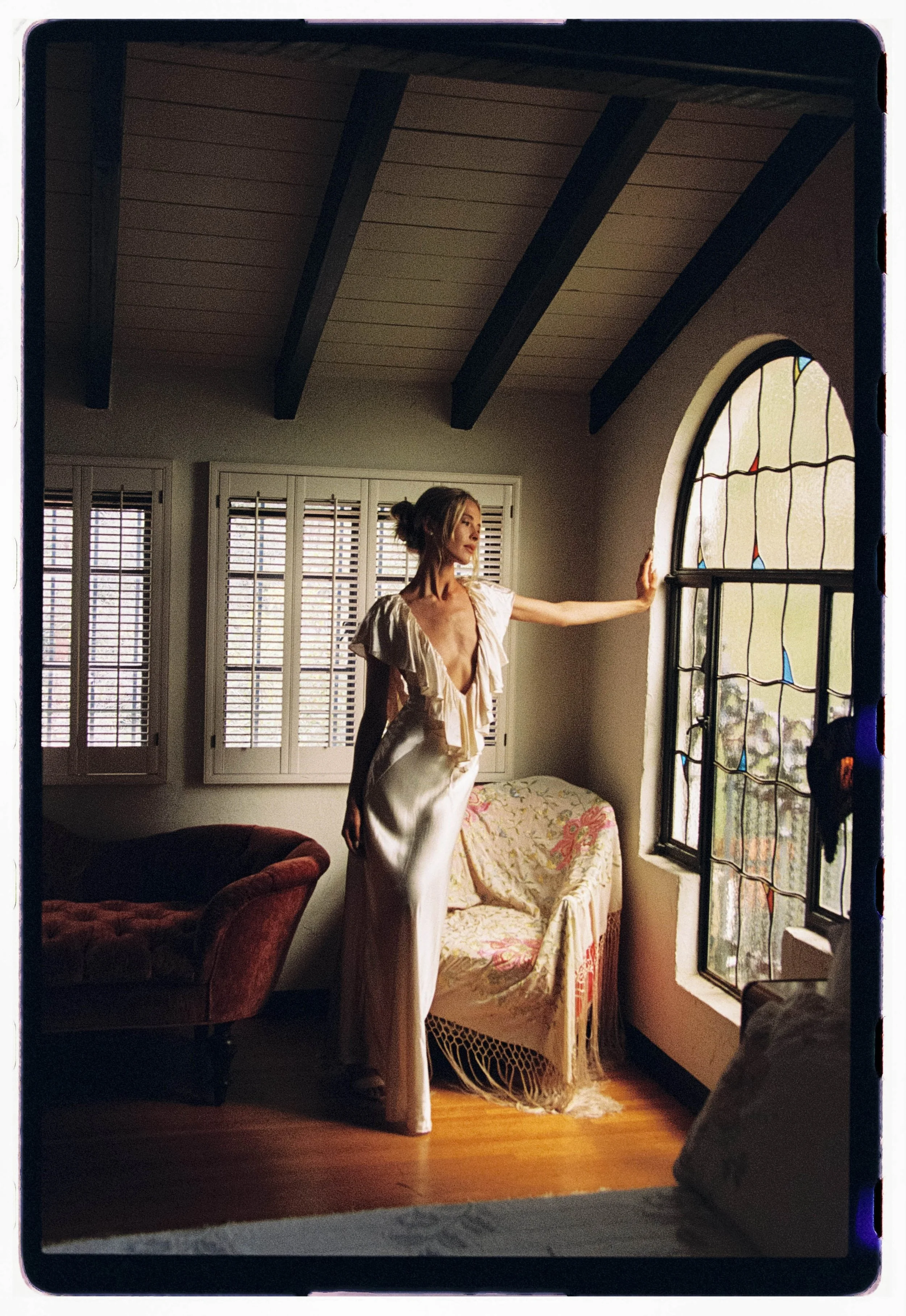 Influencer Amanda Lougee's Bridal Fashion Editorial Captured on Film