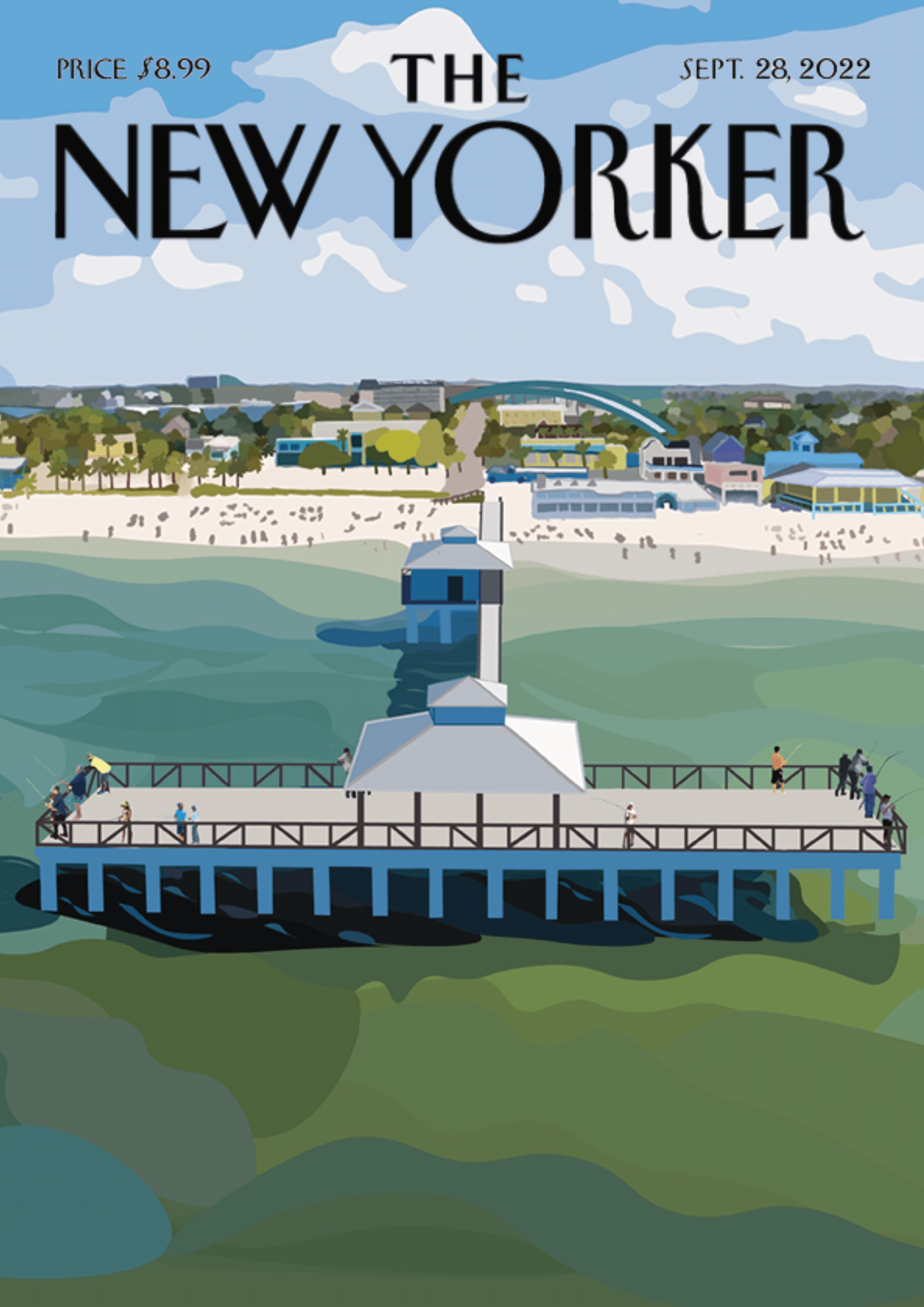 Hurricane Ian New Yorker Magazine Cover