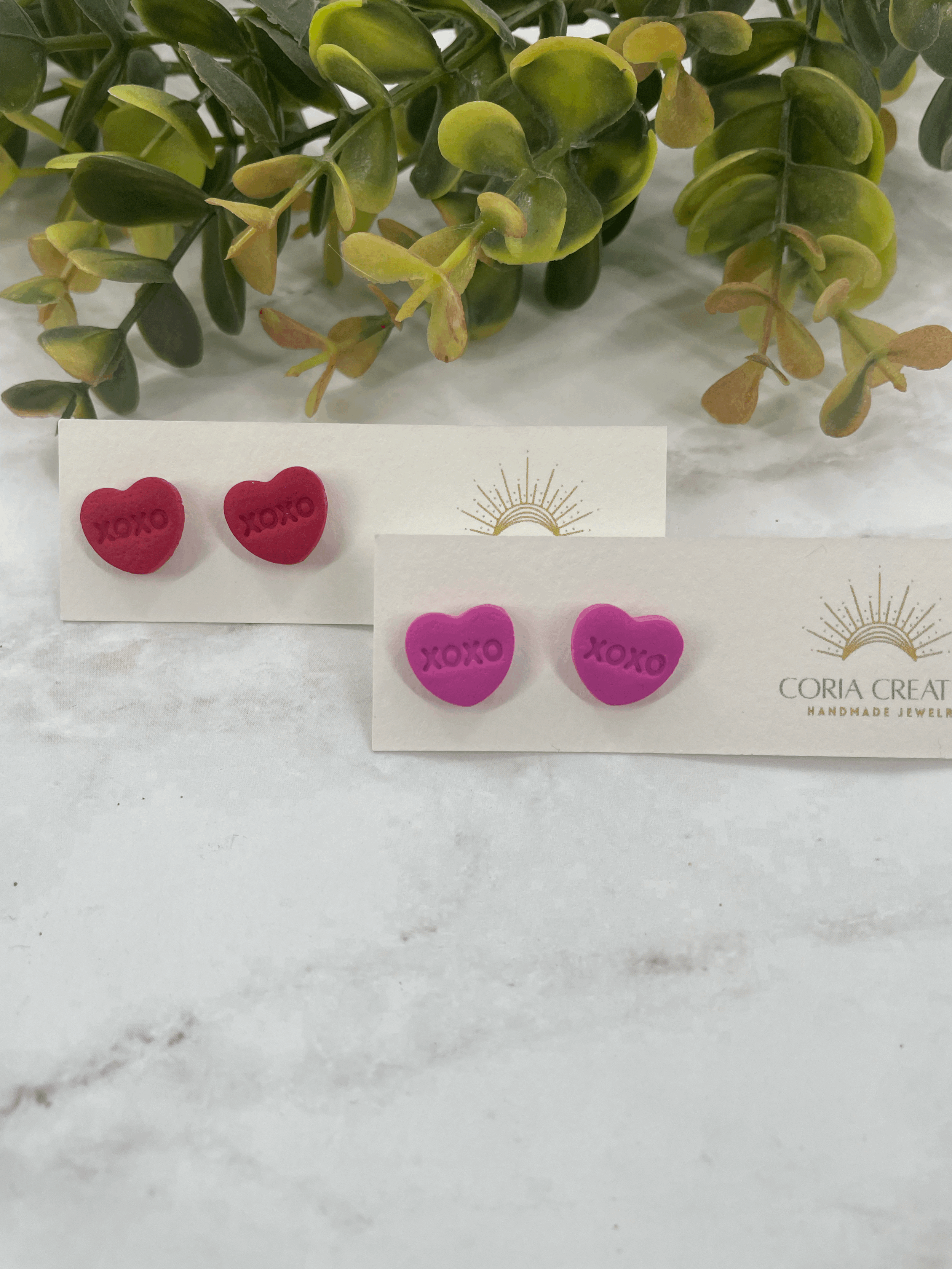 Conversation Heart Studs