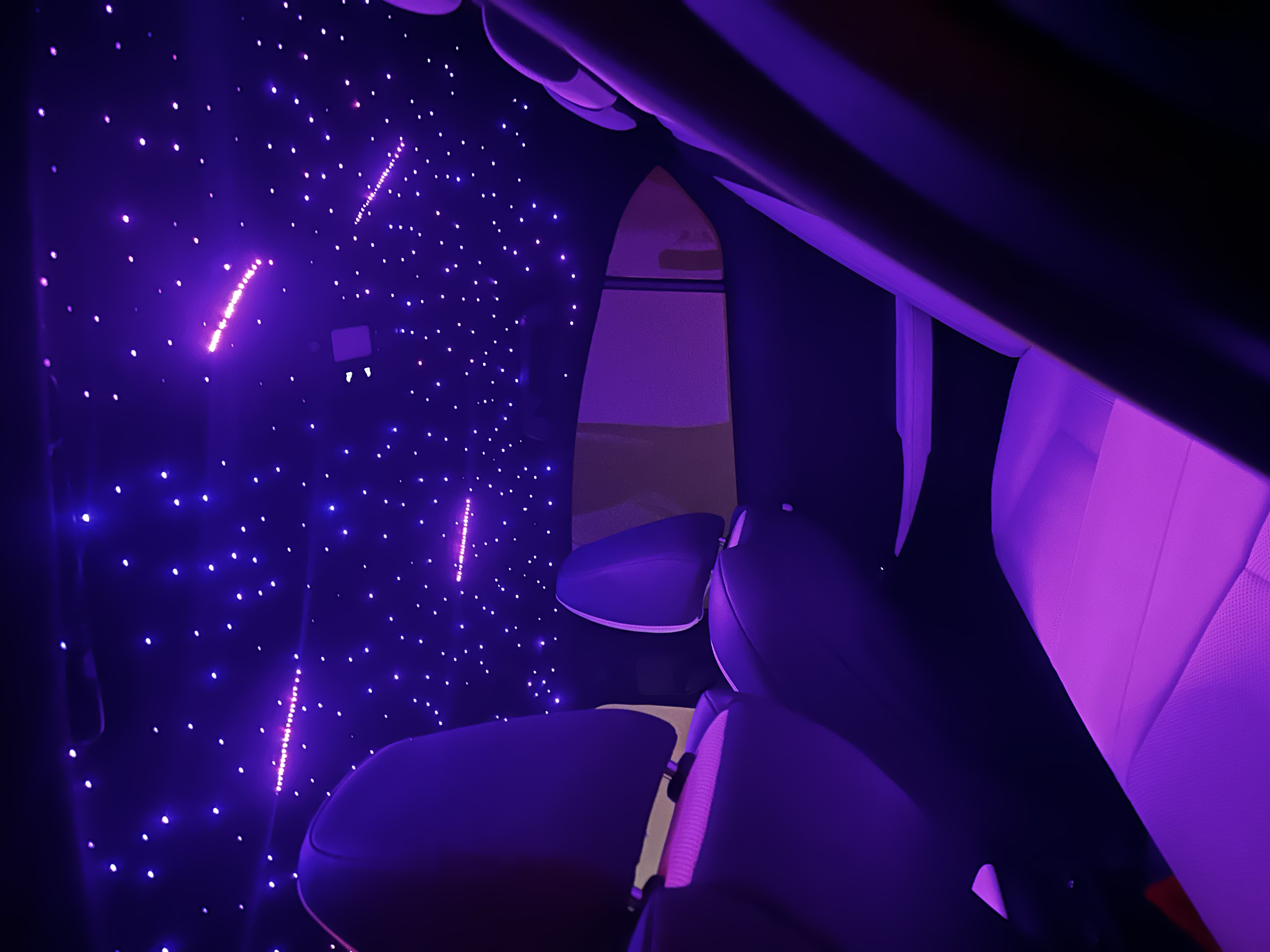 25 Lexus IS300 600 stars + shooting stars + sunroof cover