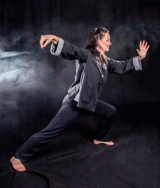 Tai Chi practice at the Dhamma Centre, Colchester