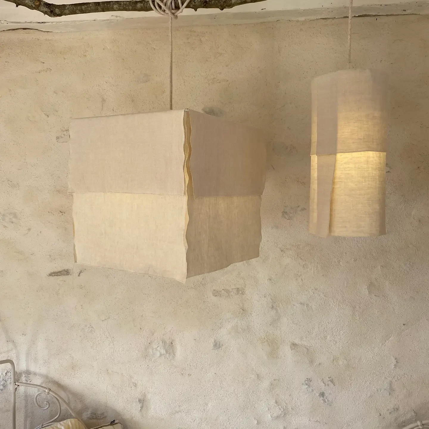 Atelier Linen Cube Pendant Shade 3.webp
