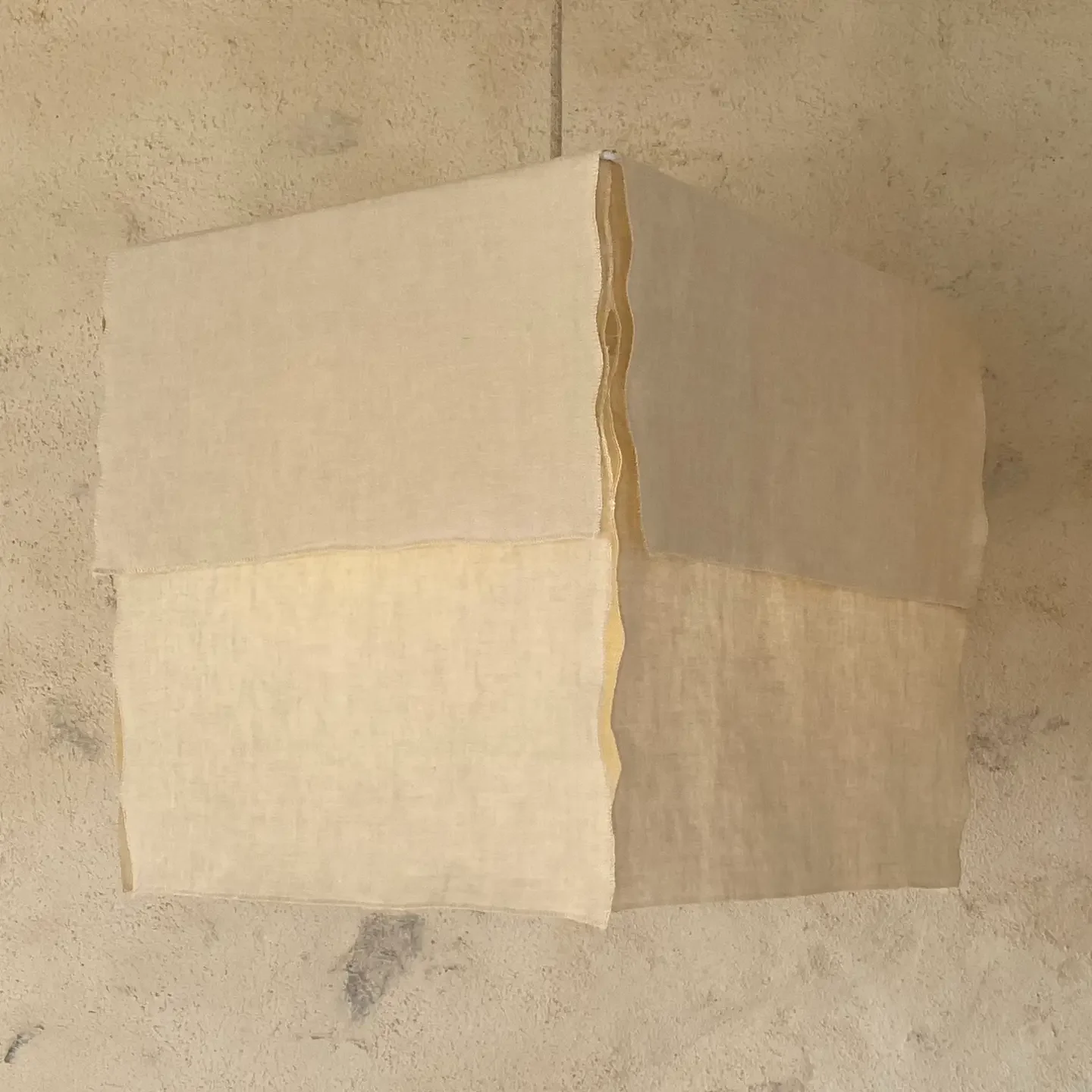 Atelier Linen Cube Pendant Shade.webp