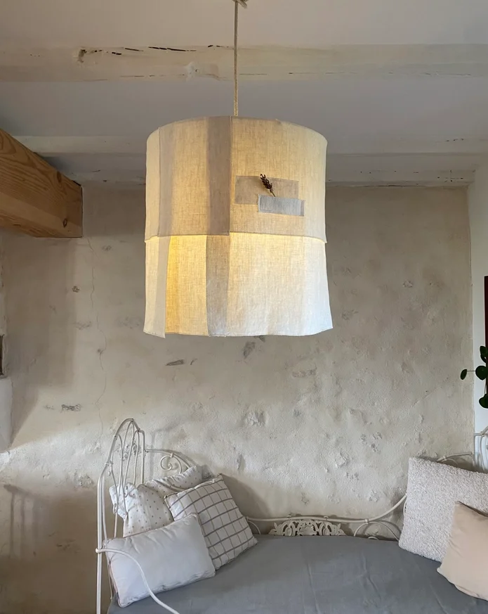 Atelier Linen Round Pendant Shade 2.webp