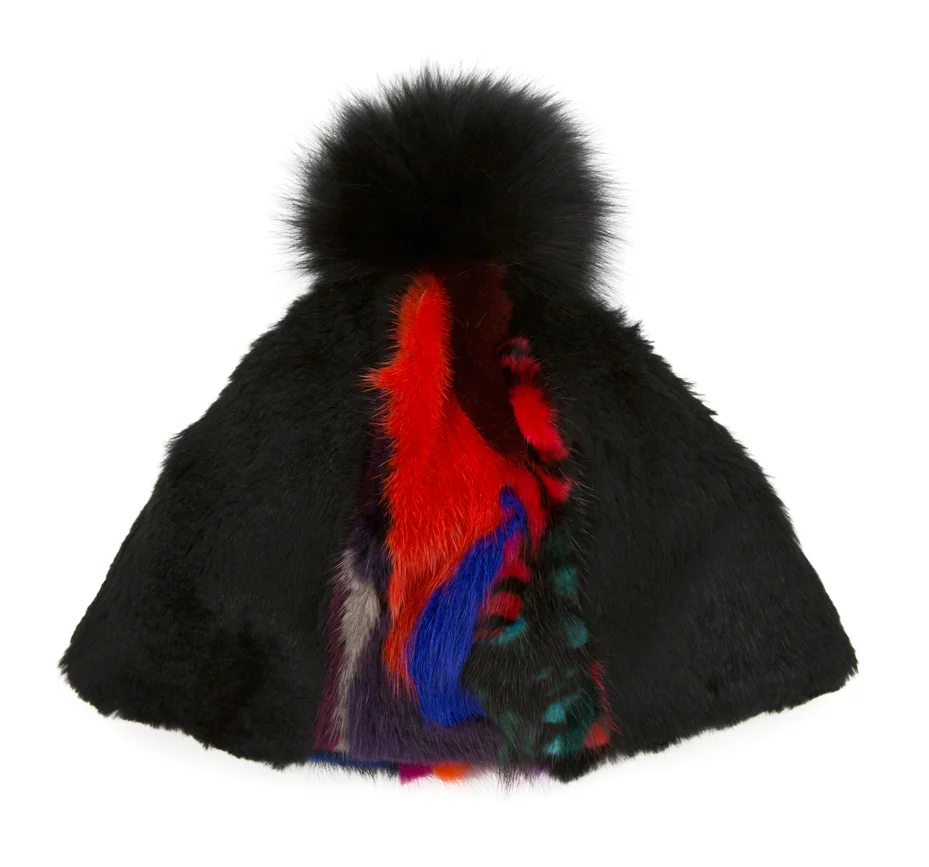 Mink combo hat