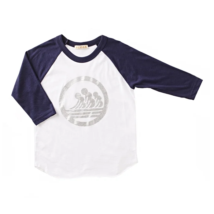 Wave raglan tee