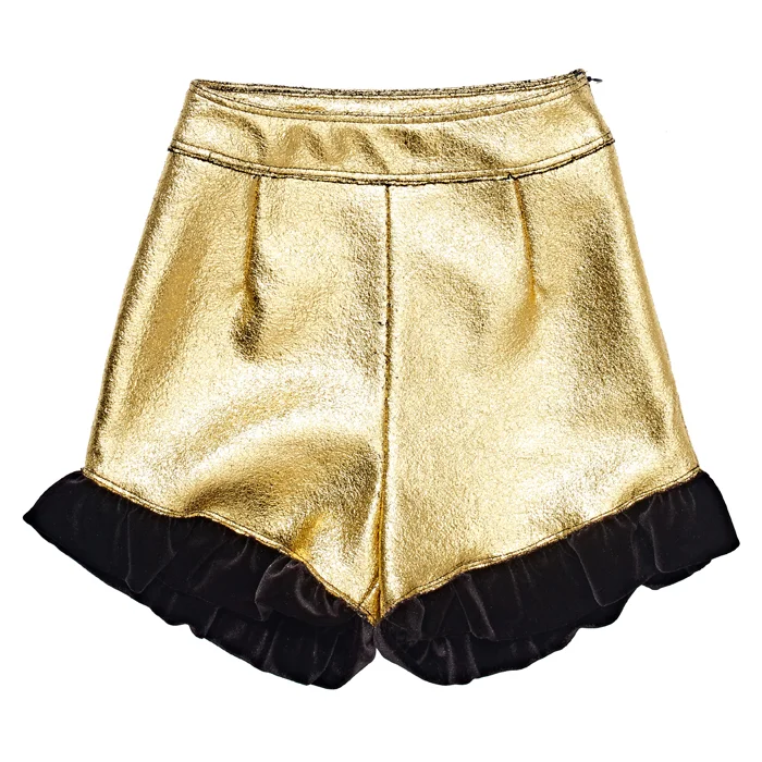 Gold shorts