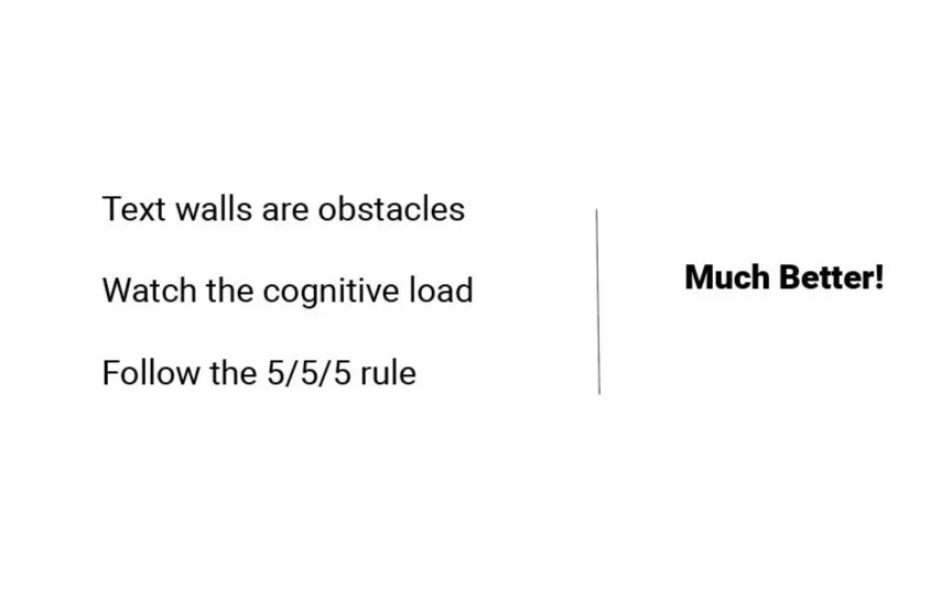 Slide from a a microlearning lesson