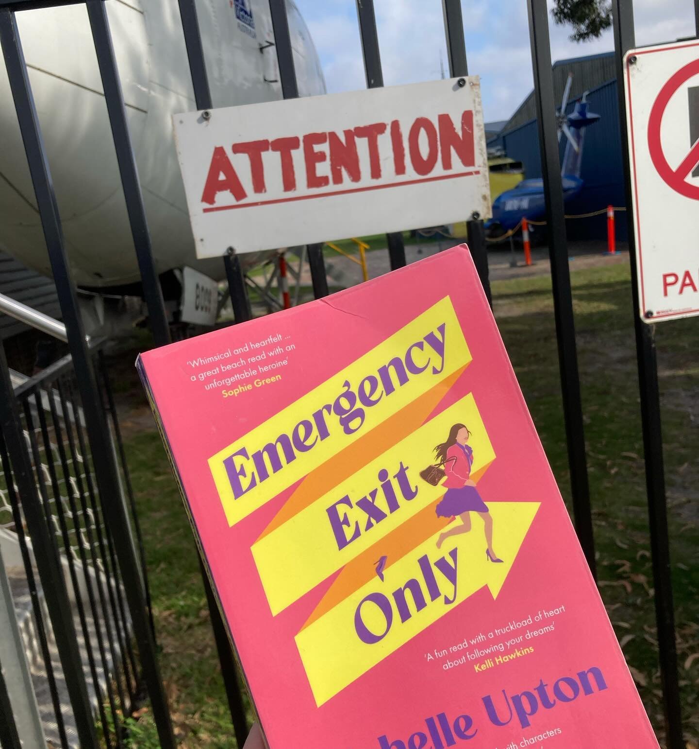 Emergency Exit Only by @michelleuptontheauthor 

Amelia Harris is trying to figure out what she wants to do, but she knows it&rsquo;s not staying in her office job. Or is it?? 

This book was an easy, page turner with gorgeous characters (especially 
