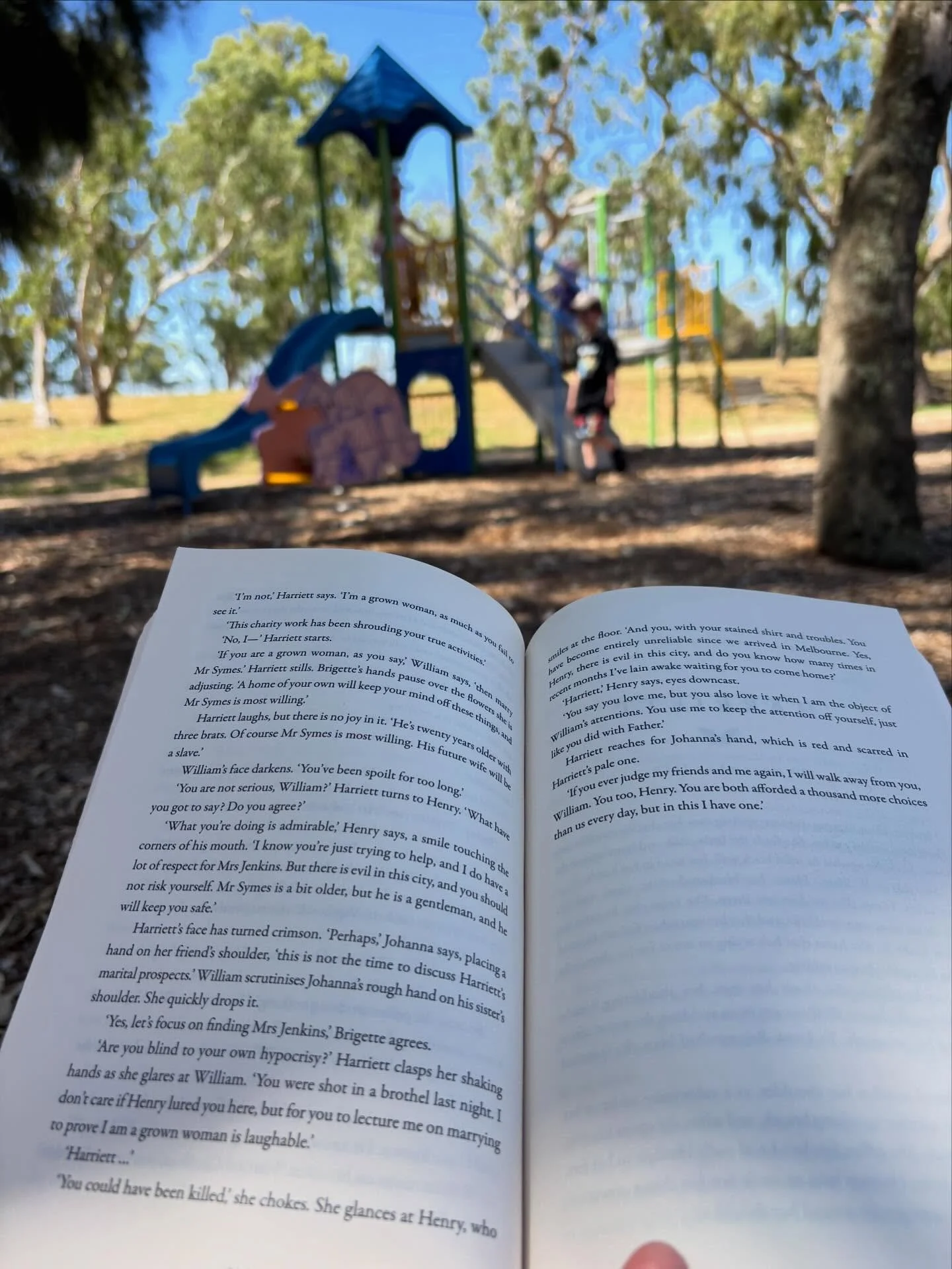 Kinda peaceful. Apart from the noisy kids. They are mine though so I guess I&rsquo;ll deal 🫣🥰

Current read The Butterfly Women by @madeleineclearywrites which I&rsquo;m LOVING 🦋 

#read #write #aussieauthor #aussiebooks #readeverywhere