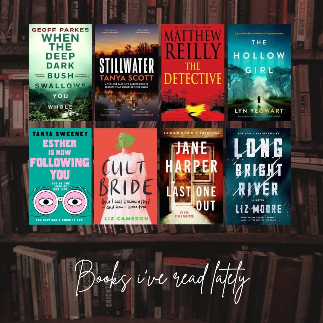 I have been reading lots, posting little- so am taking on @katesollywriter method of book posting and doing it en masse. So many great books. Never ever enough time!! 

📖 WHEN THE DEEP DARK BUSH SWALLOWS YOU WHOLE @parkes.geoff 
Atmospheric 🌳myster