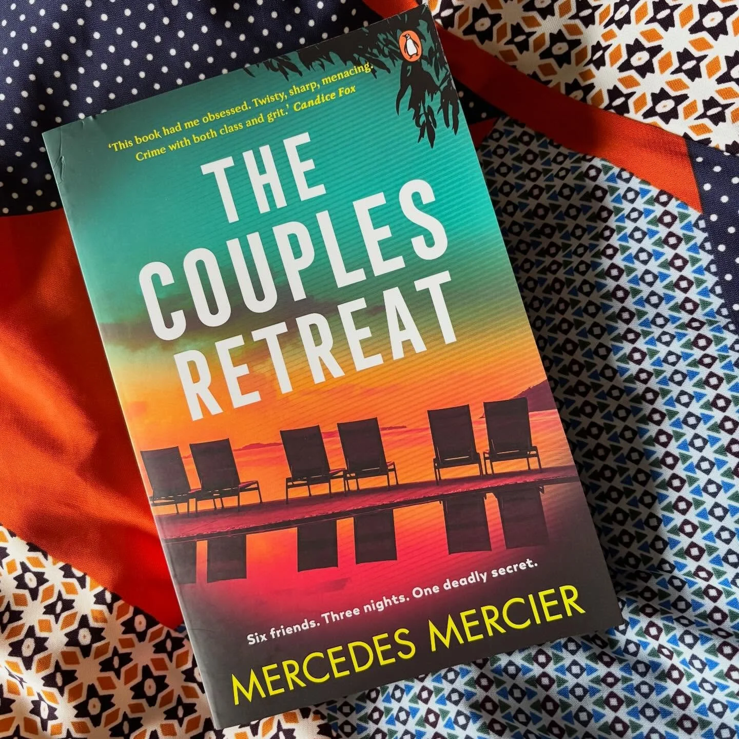 Happy launch day to THE COUPLES RETREAT by @mercedes.mercier.writes. A book that will make you think thrice about booking a#that Air BnB with your besties. 

When @candicefoxauthor describes it as &lsquo;twisty, sharp, menacing&rsquo; then you know y