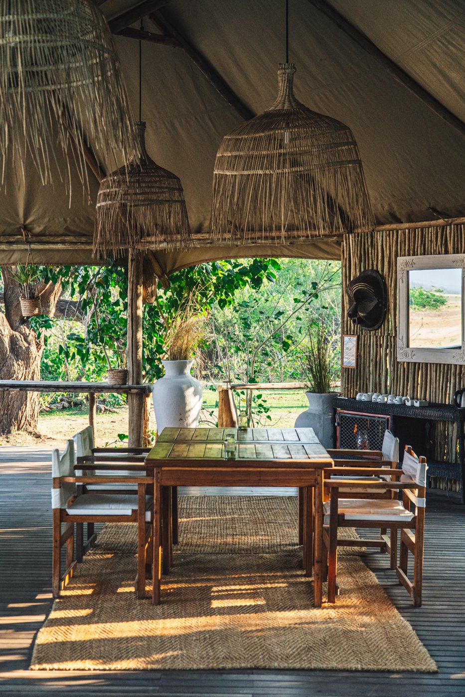 Mushika Deck at Anabezi Luxury Tented Camp in Zambia