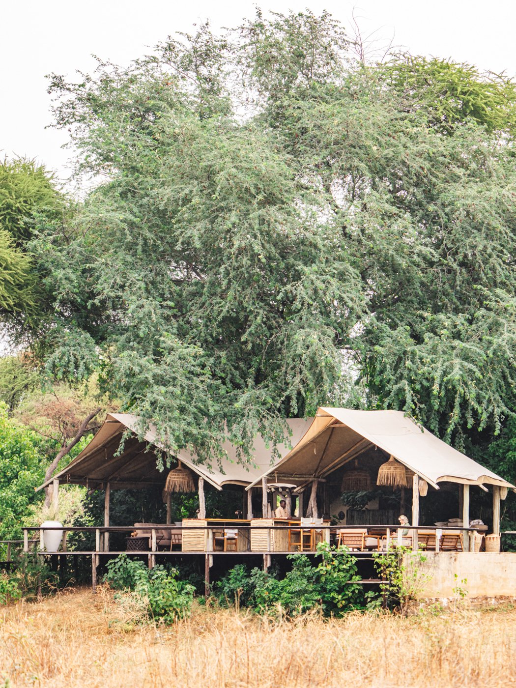 Mushika Deck at Anabezi Luxury Tented Camp in Zambia