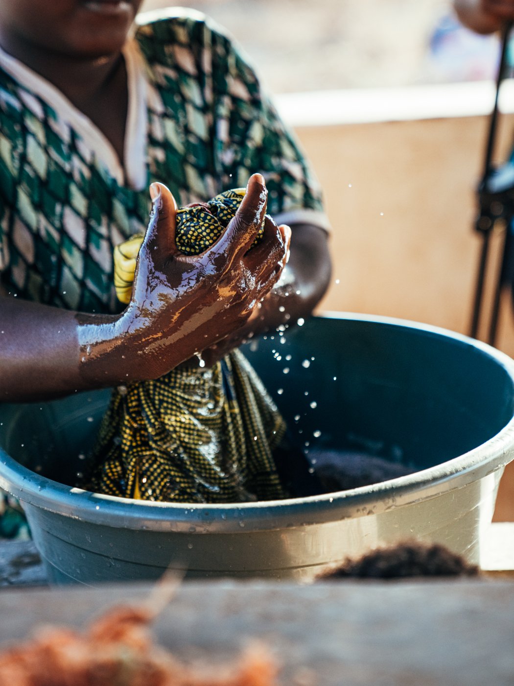 Zambian woman hands