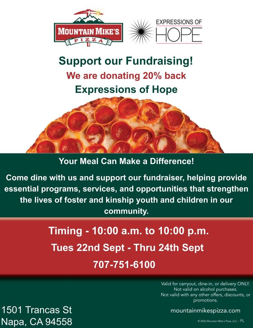 dine and donate flyer