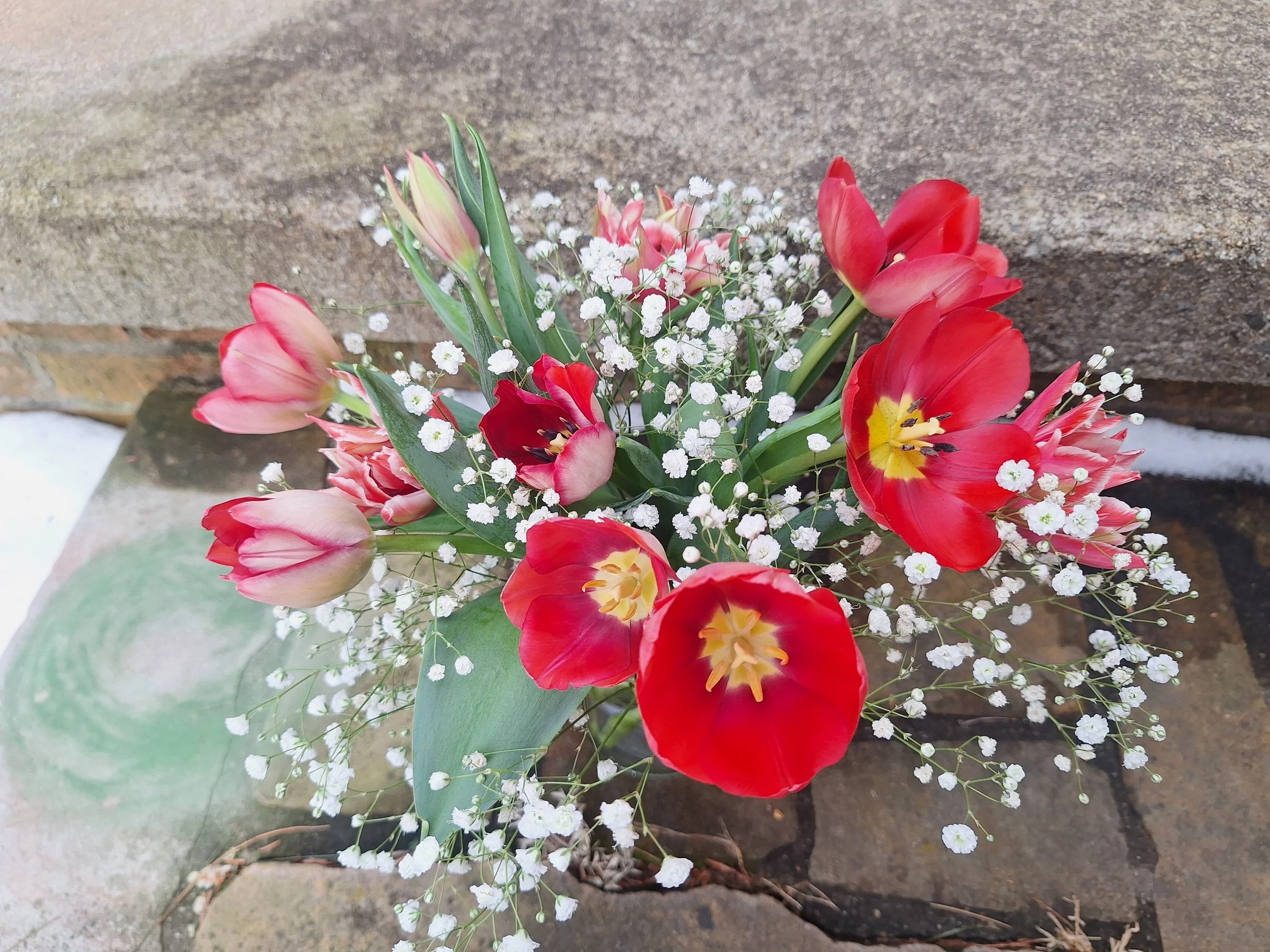 Valentine Tulip Arrangement