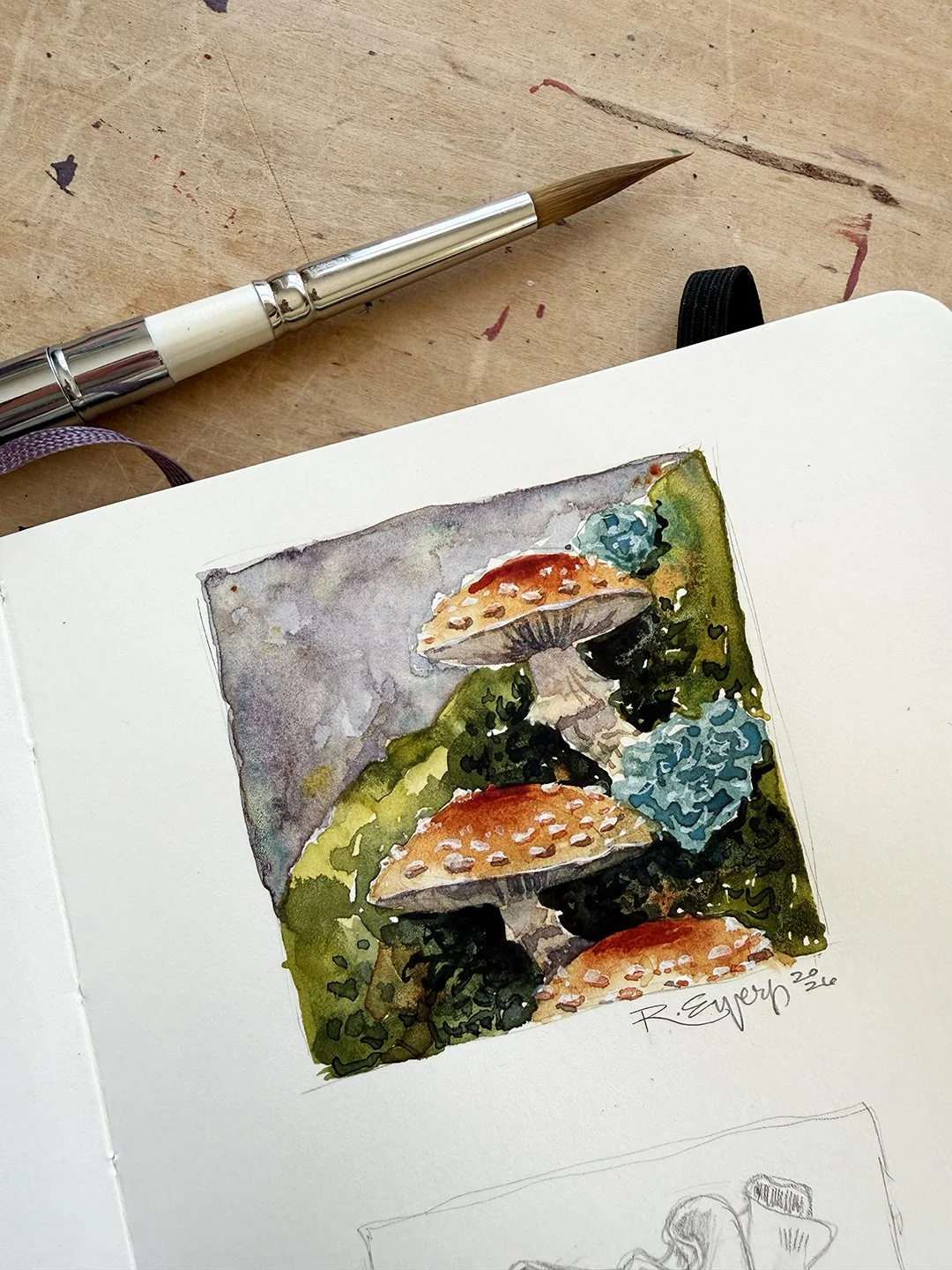 Watercolor 101 with Robin at Wyoming Fine Arts Center