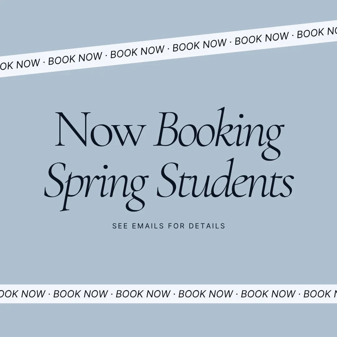 Spring tuition students! 

Priority summer booking is now open for you - check your emails for more details.

Only one more week until open enrollment is live ✨