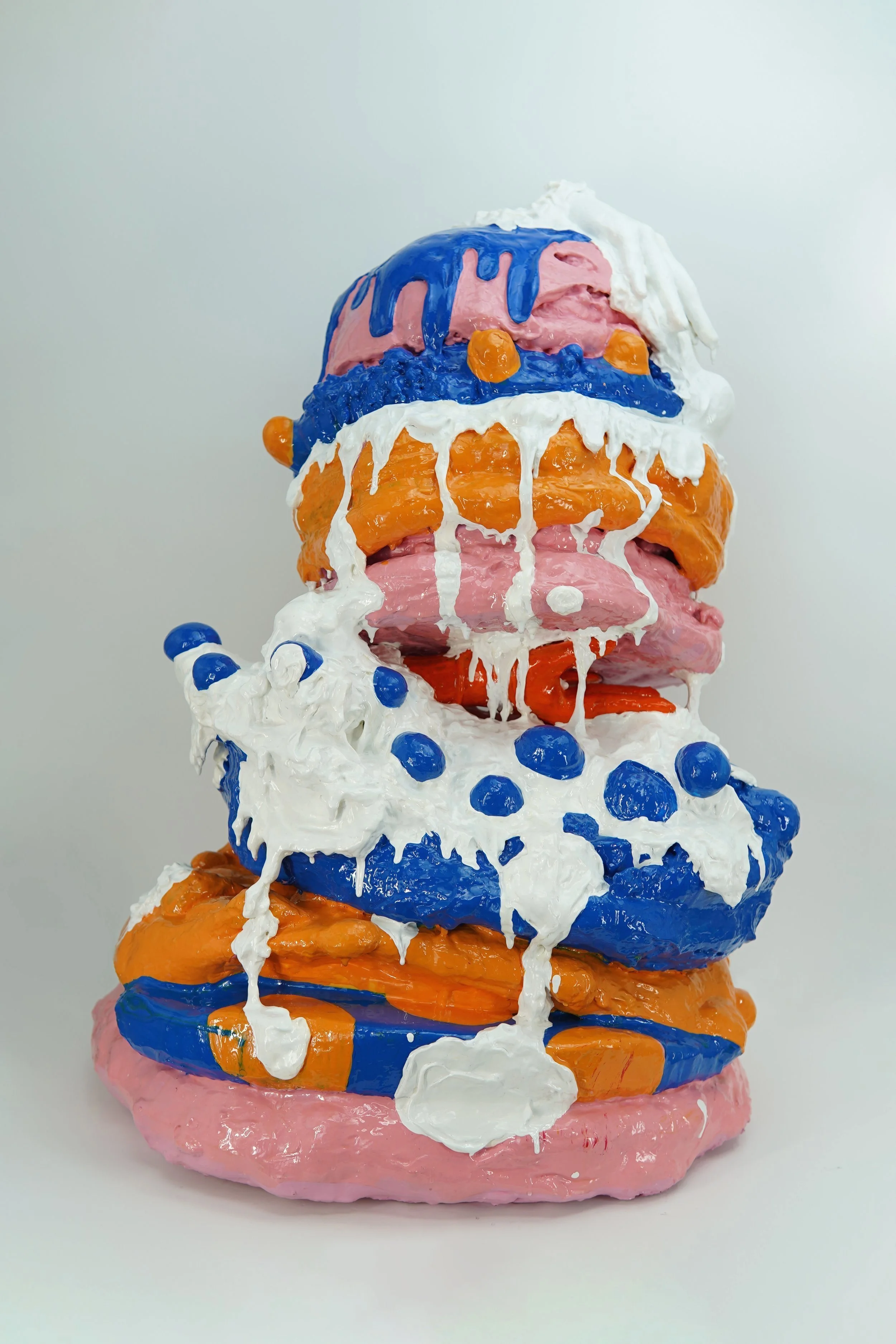 In Dancing on Jupiter, artist Sophia Huang uses color, form, and texture to reflect the emotional aftermath of a romantic rupture, tracing how a bond once defined by expansion and possibility collapses into separation and loss.