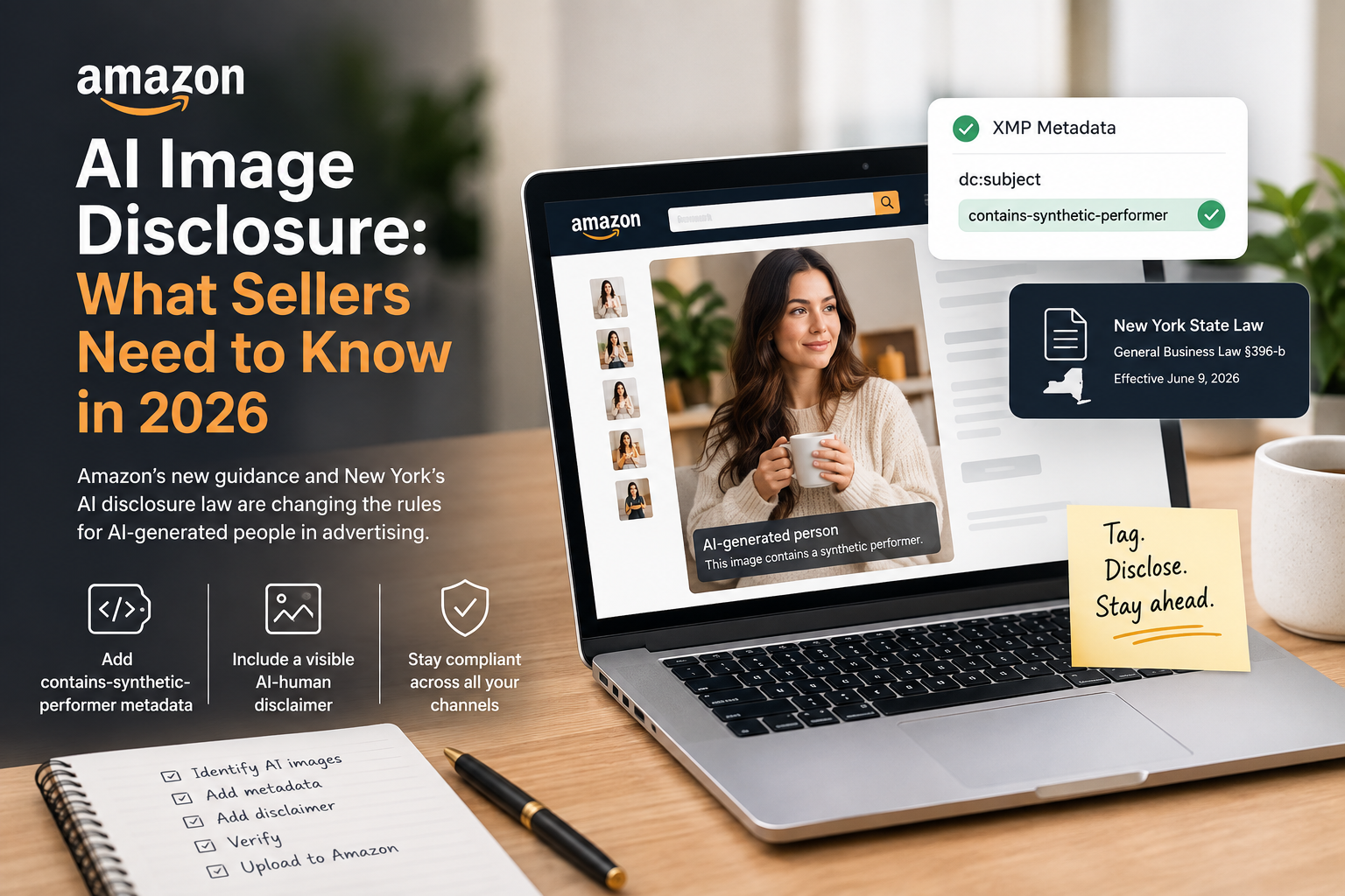 Amazon AI-Generated People: What Sellers Need to Know About the New Disclosure Requirements