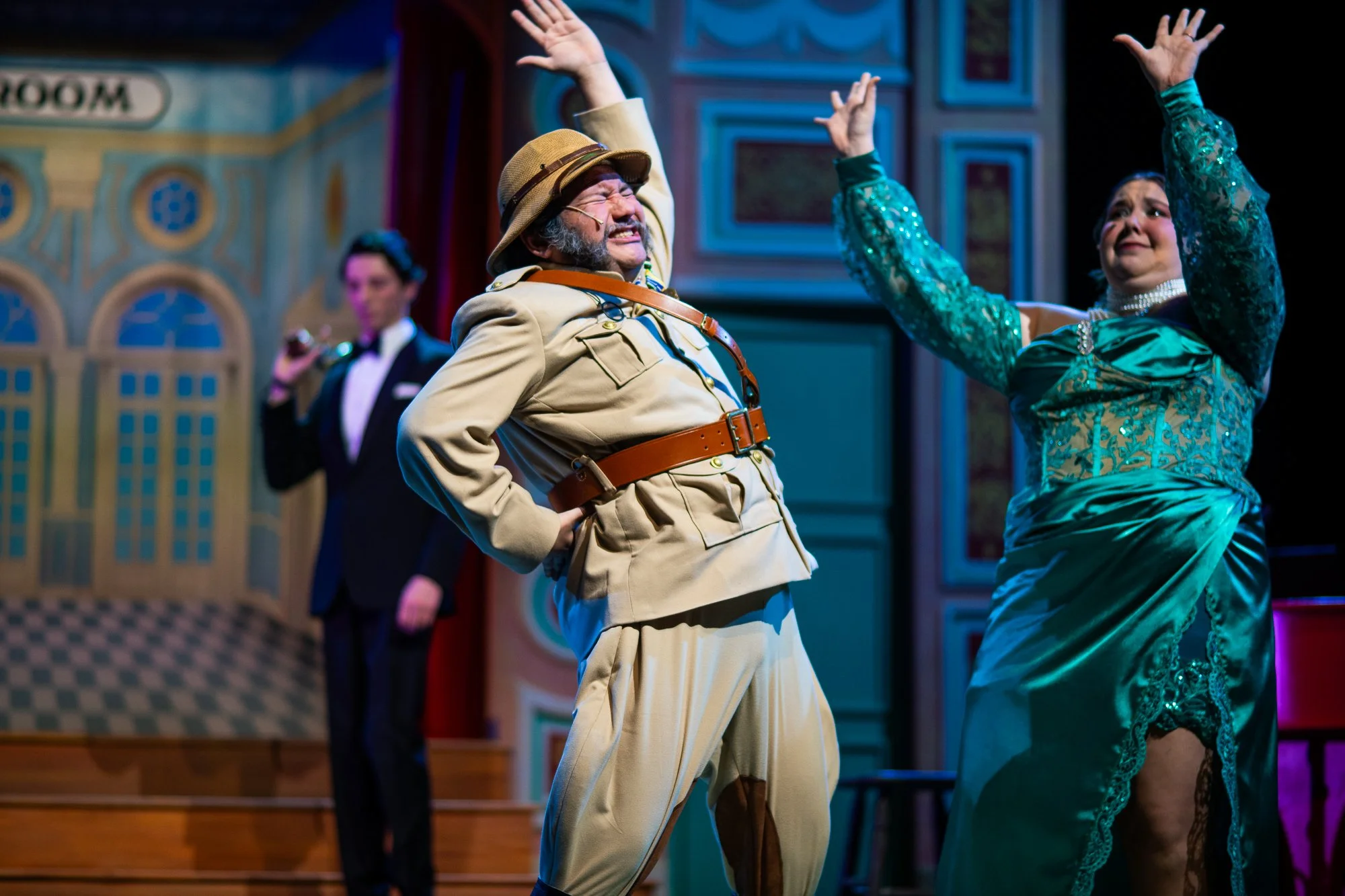 Image Credit: Brittany App -- Colonel Mustard: Colin Elman, Mrs. Peacock: Casey Reichenthal, Mr. Boddy: Isaac Lewis