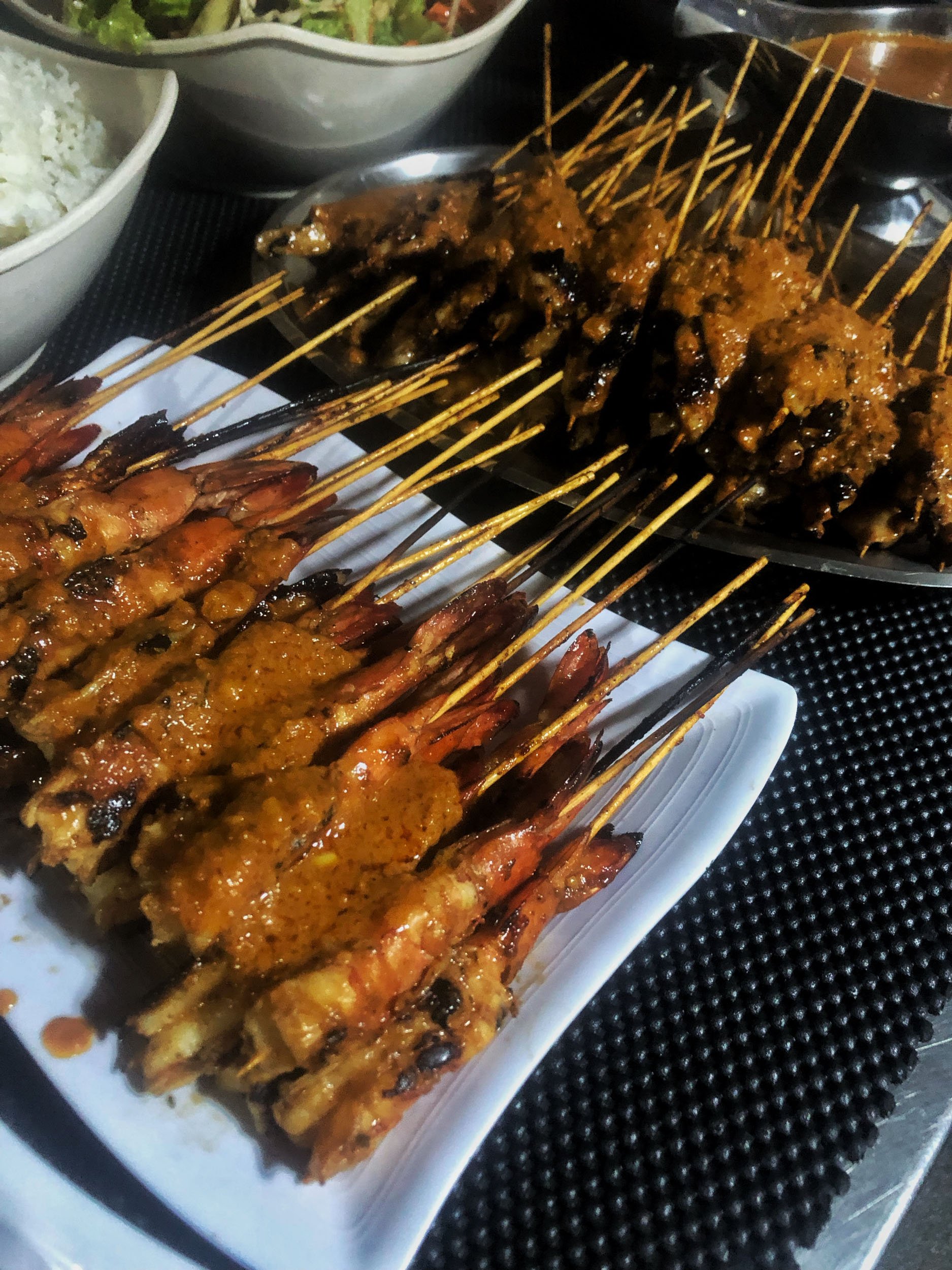 You haven't been to Indo unless you eat sate