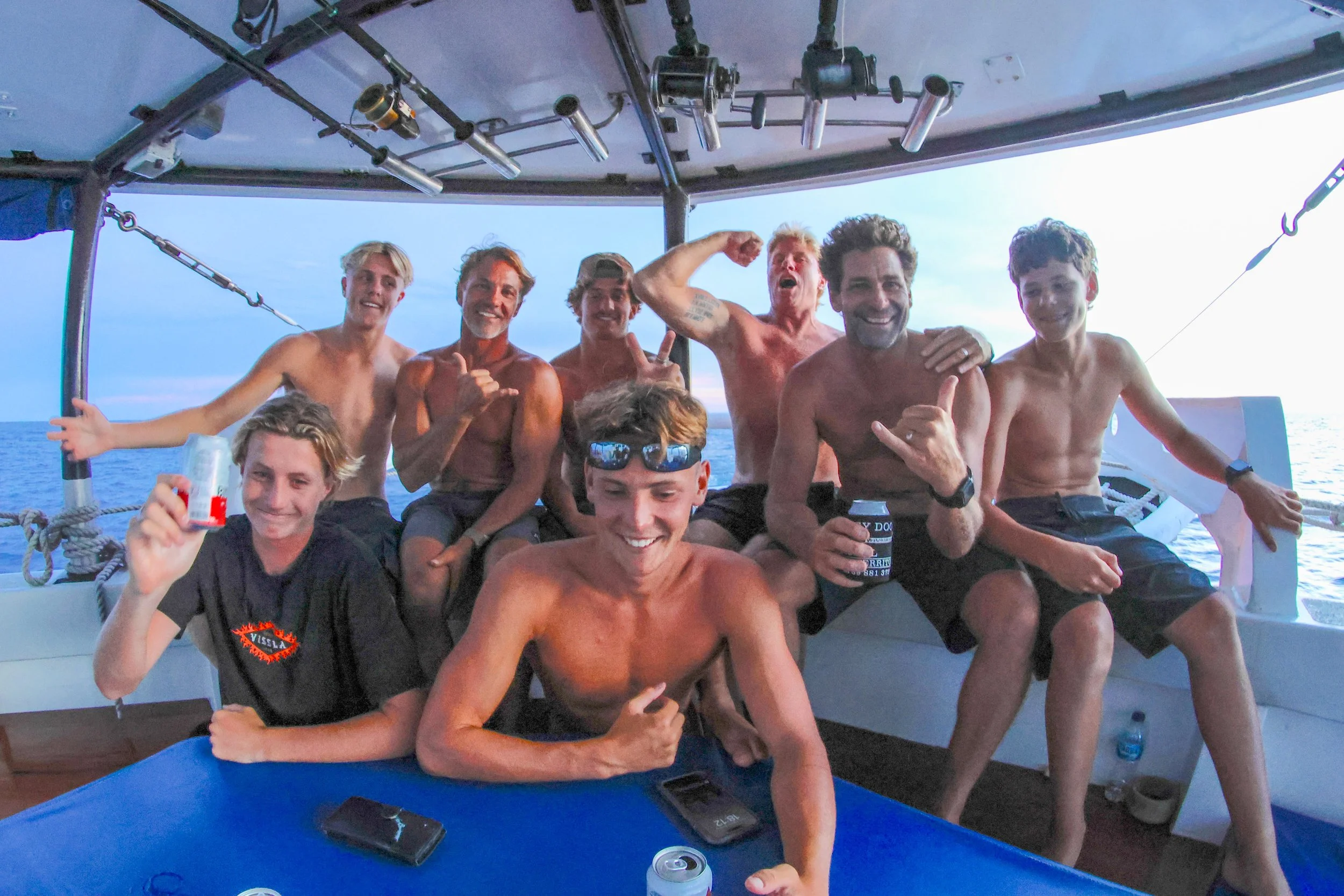  Aft deck fun 