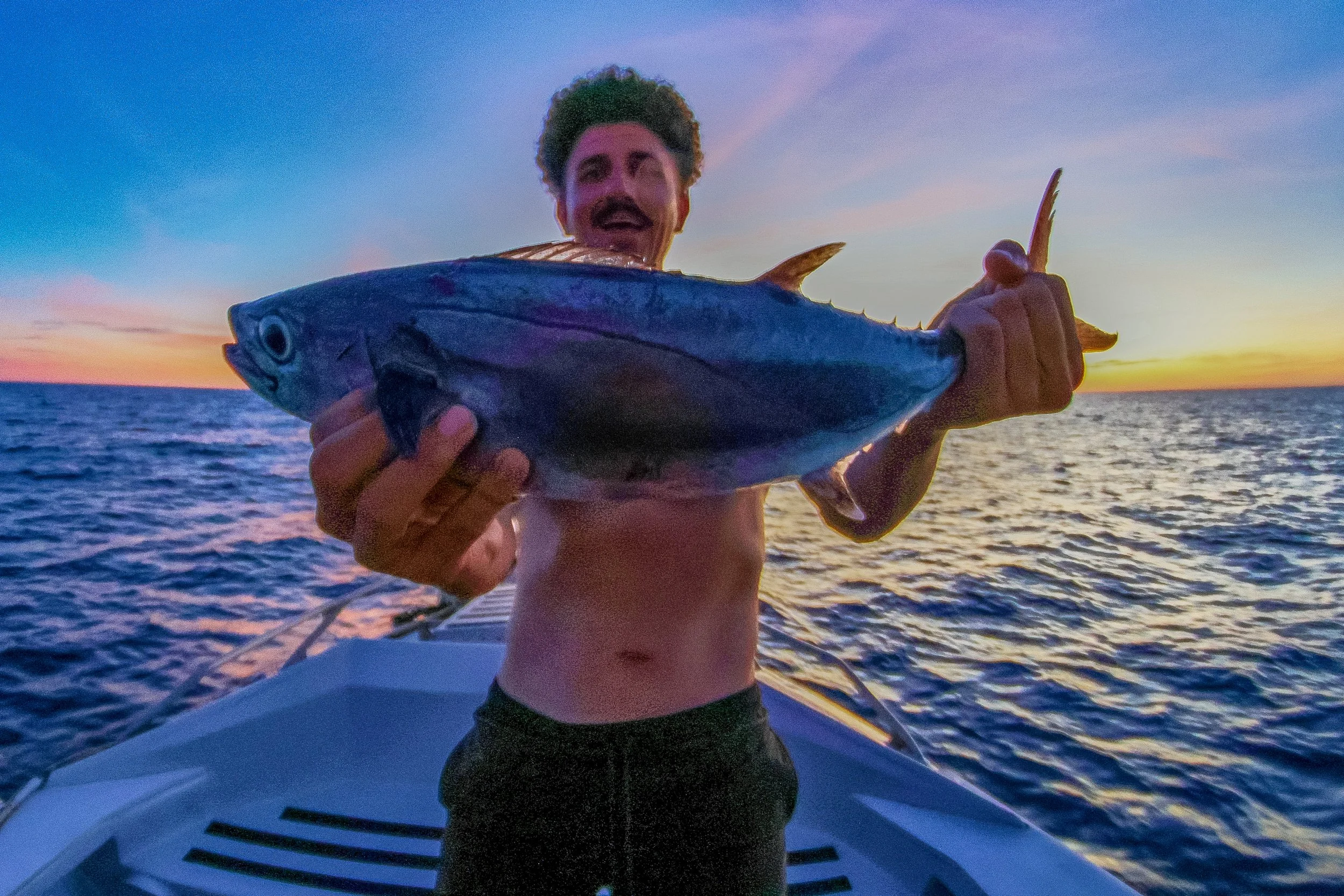  Mex with his first ever pelagic 