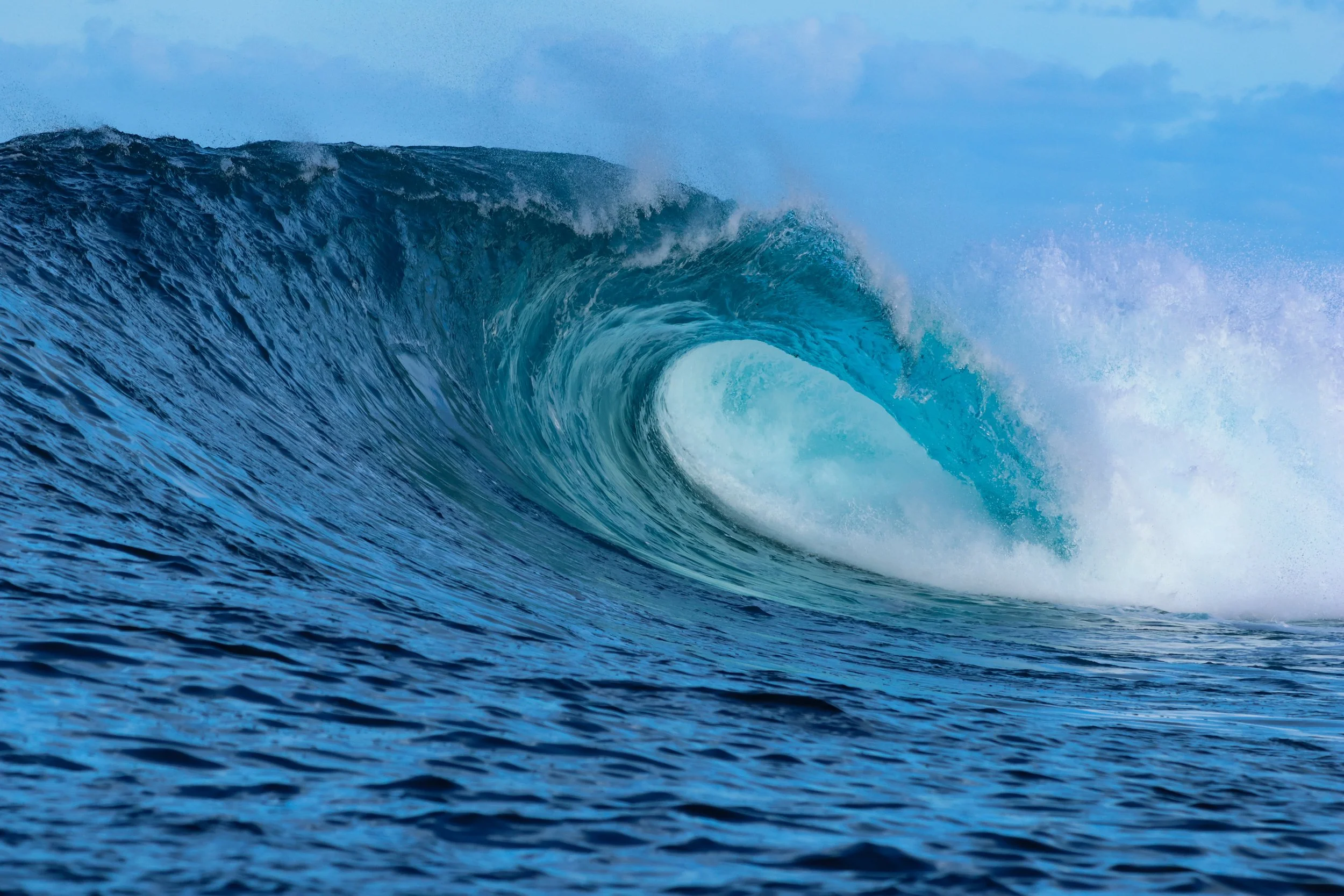  When the swell showed up 