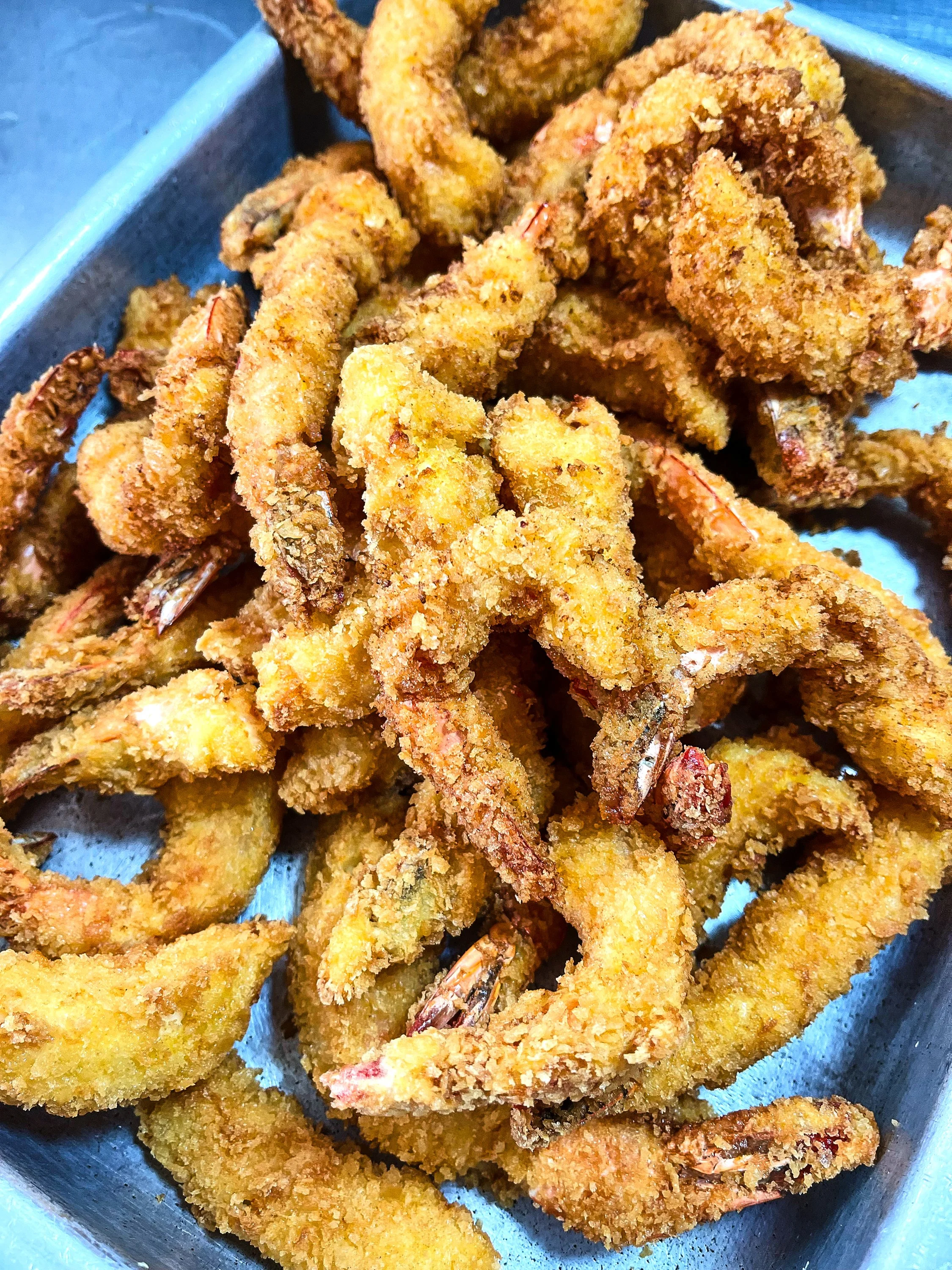  Crumbed prawns 