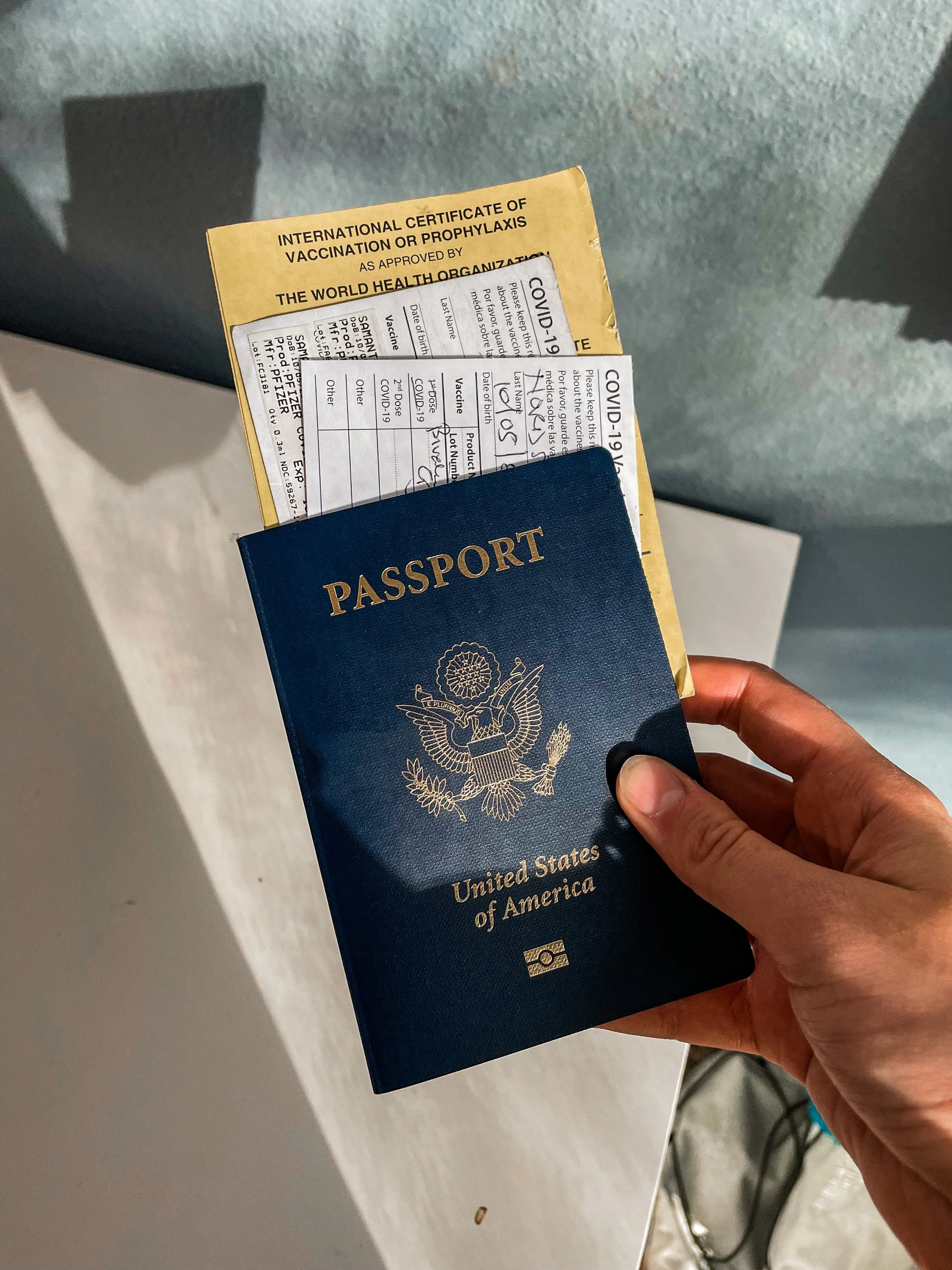 Passport and LOTS of vaccines