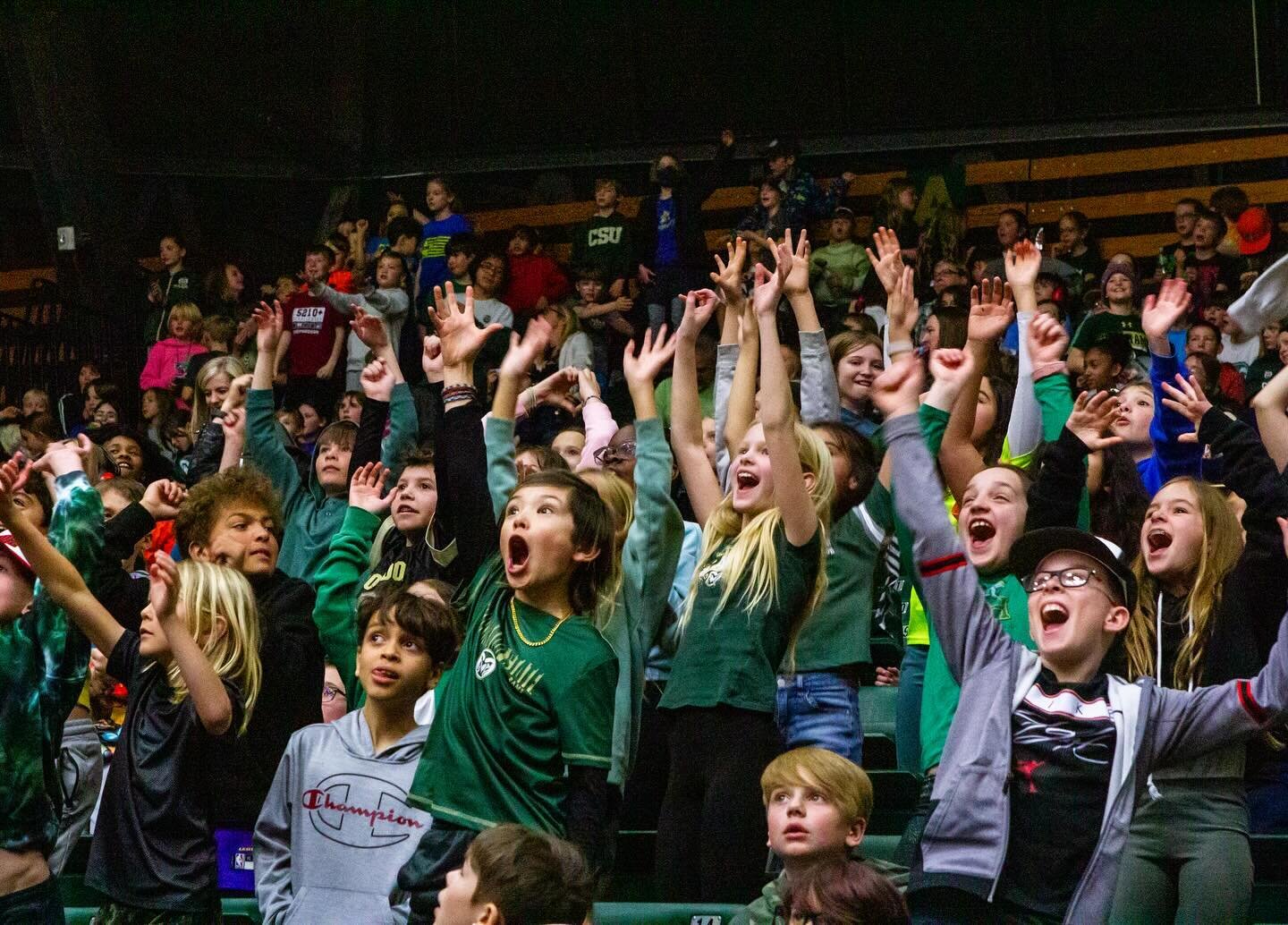 This first photo is probably one of my favorite photos I&rsquo;ve ever taken! The joy and excitement on these kids&rsquo; faces is contagious!

Moby Arena hosted a crowd of over 6,000 elementary student as a part of Colorado State University&rsquo;s 