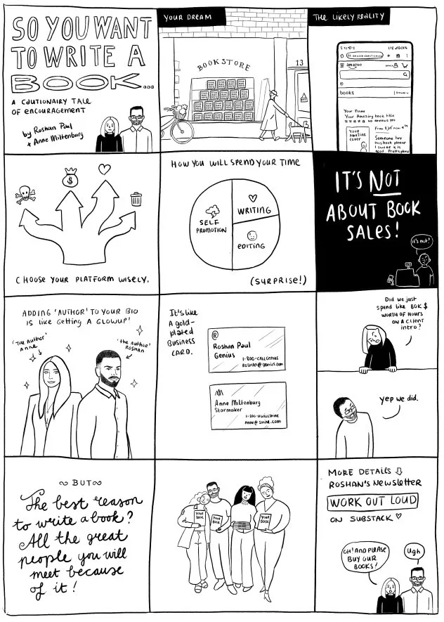so you want to write a book - a cautionary tale of encouragement
