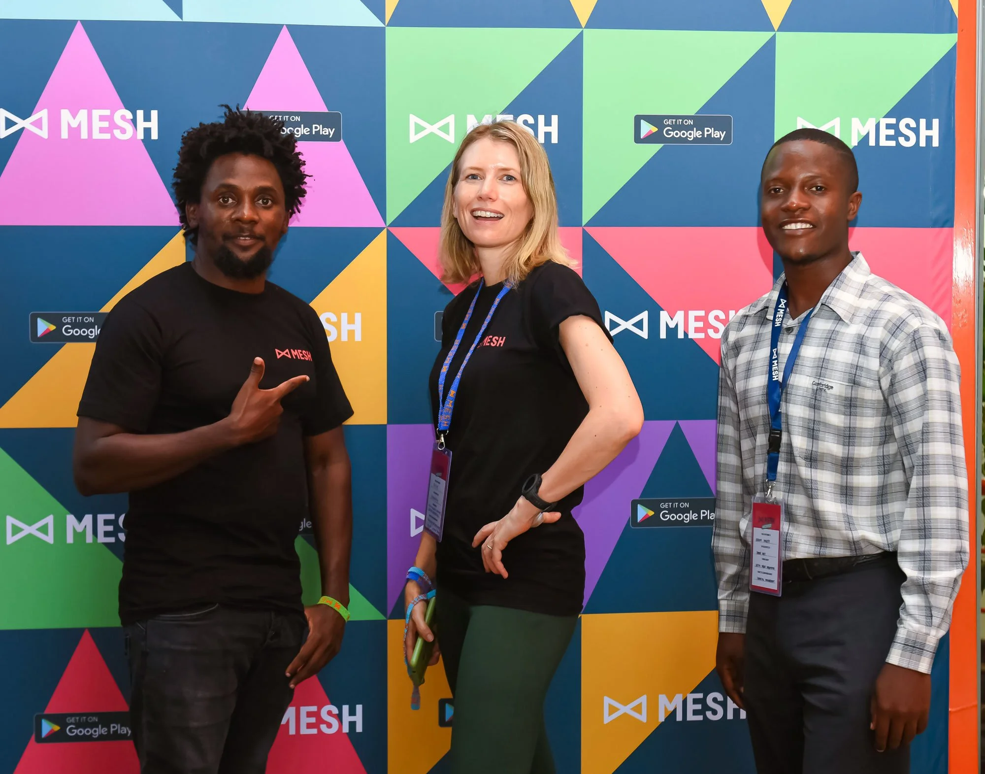 Anne Miltenburg with the MESH team in Kenya