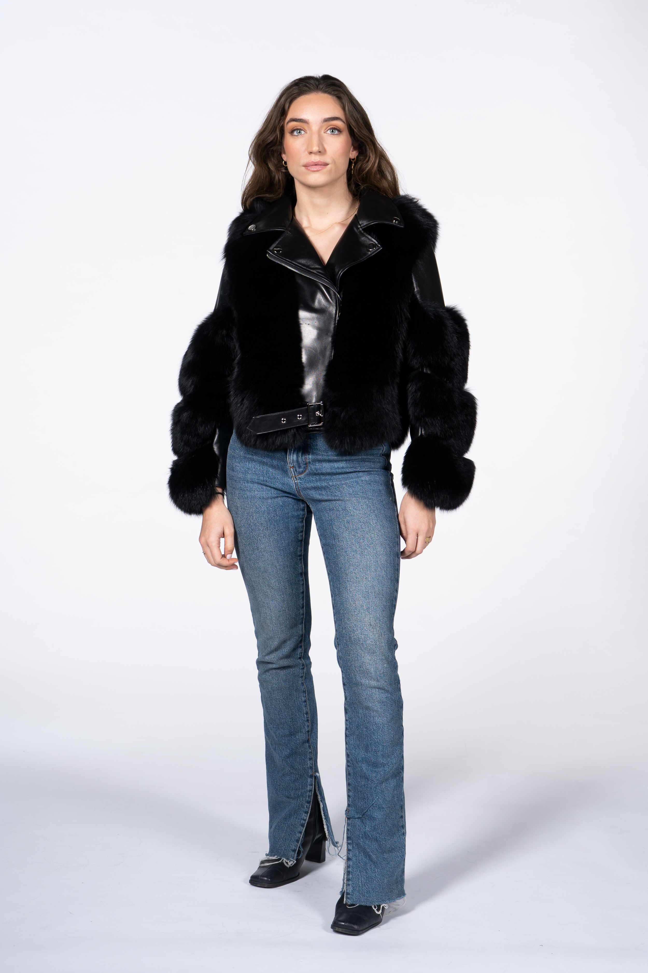 Morgane Fur Leather Jacket