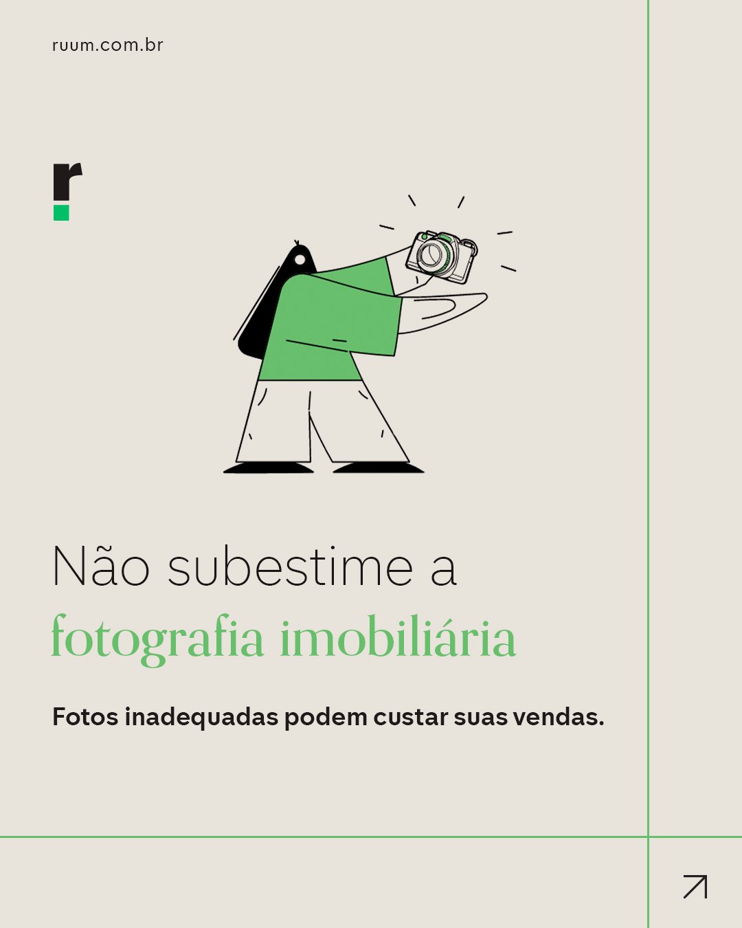 A aquisi&ccedil;&atilde;o de um im&oacute;vel &eacute; uma das decis&otilde;es mais importantes na vida de algu&eacute;m. Por isso, &eacute; necess&aacute;rio garantir que ela ocorra em condi&ccedil;&otilde;es ideais. 

A fotografia imobili&aacute;ri