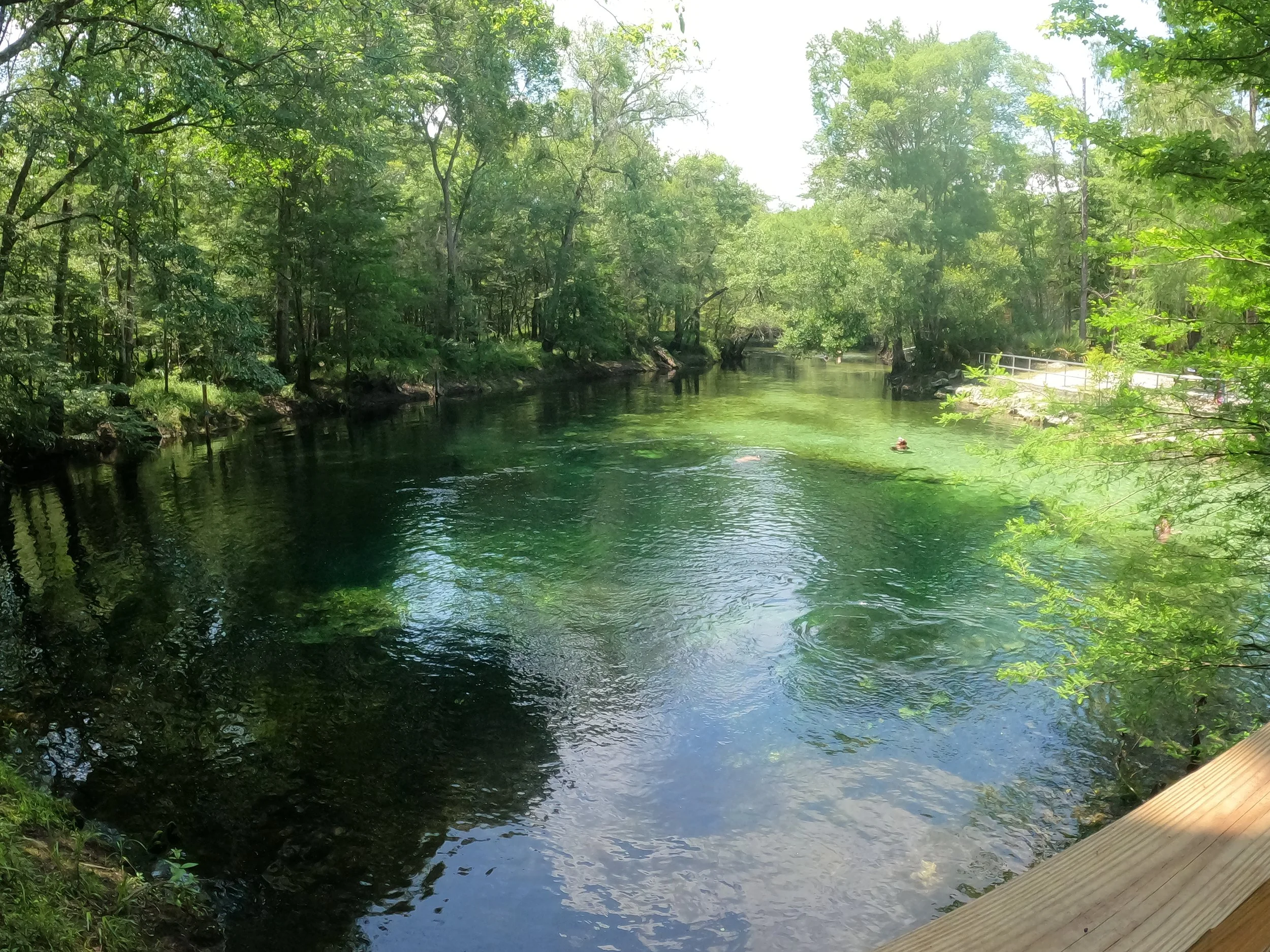 Emerald colored spring called Poe