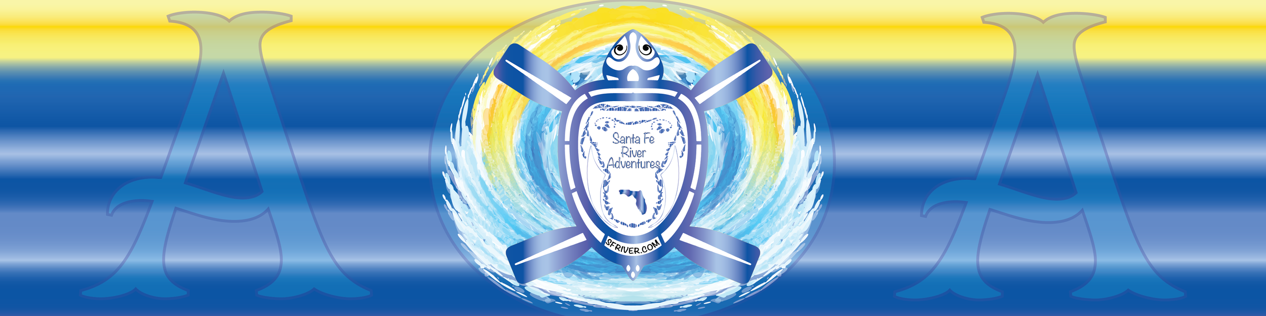 AOA, Santa Fe River Adventures Logo Banner