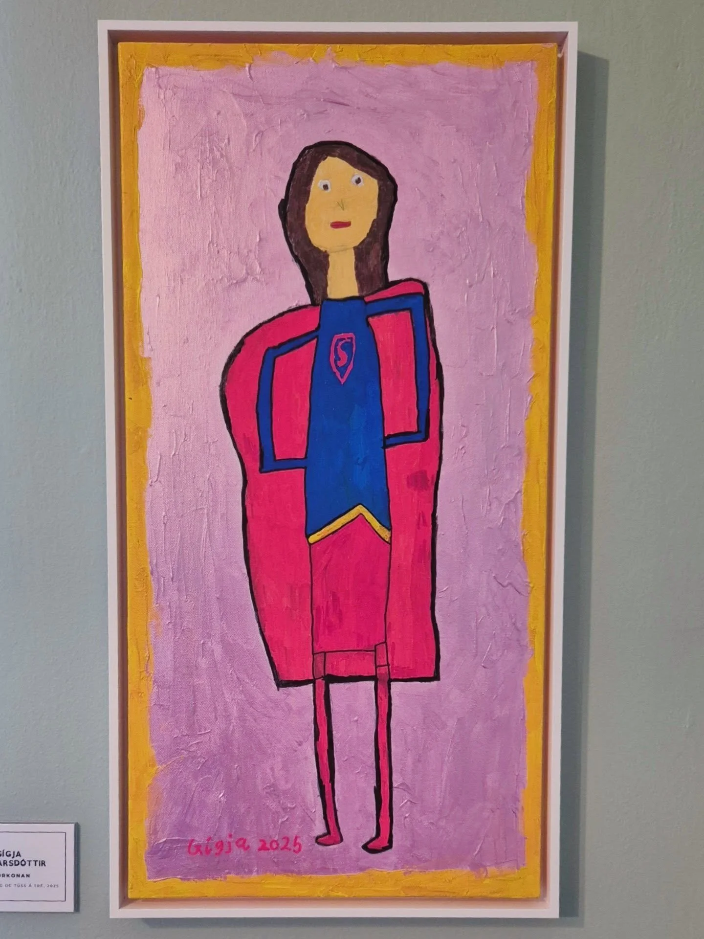 Ofurkonan
eftir Gígju Garðarsdóttur
Akrýltúss á  striga
2025
#samanerumviðsterkari #jáégþorigetogvil #listvinnzlan