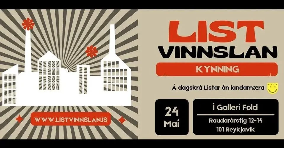 Listvinnzlan opnaði sýningu í Gallerí Fold 24. maí 2023, á listahátíðinni List án landamæra.