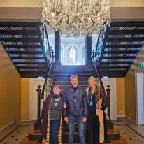 Eftir fund á Alþingi um spennandi samstarf.