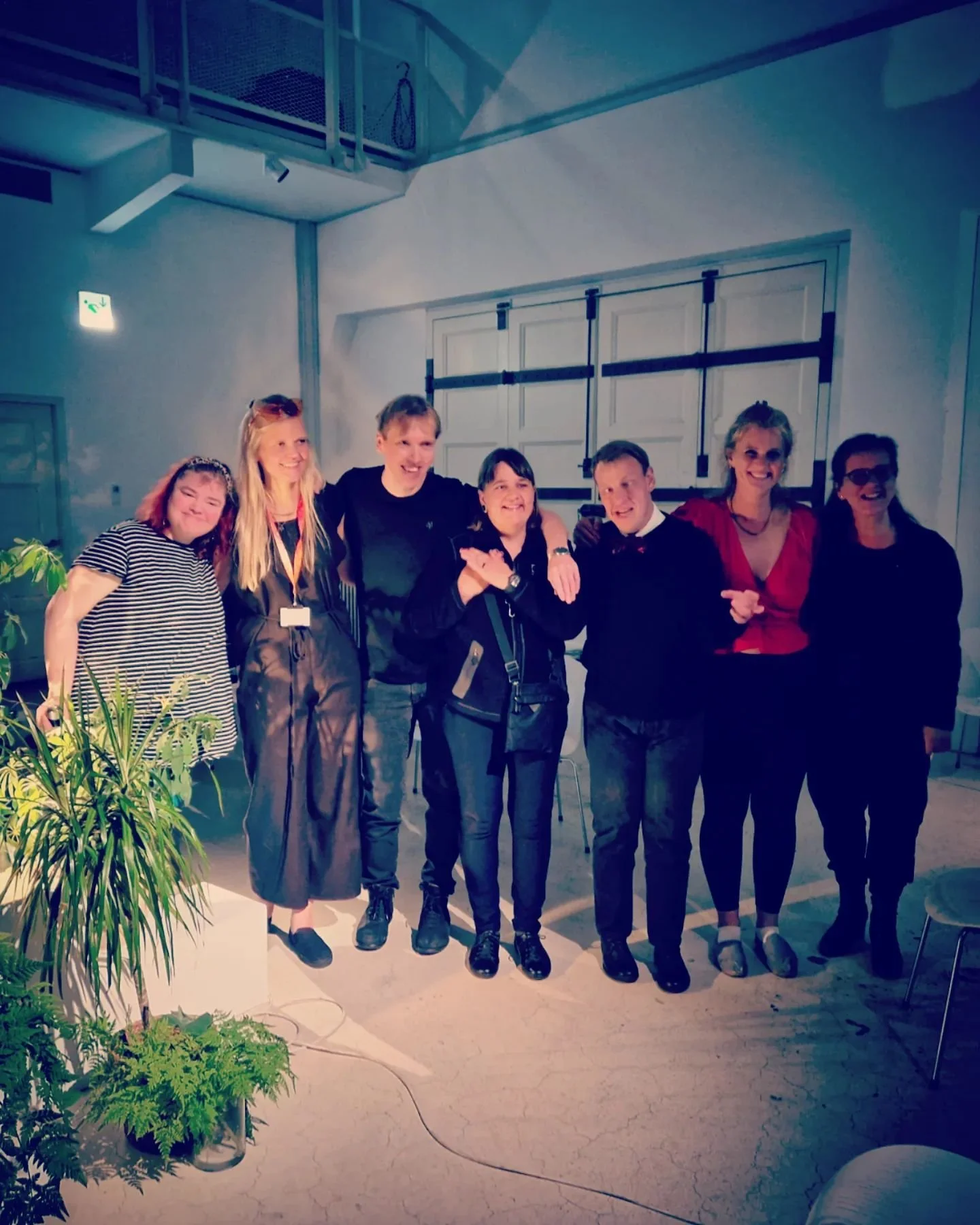 Listvinnslan ásamt Gísla Björnssyni orgelleikara og Valgerði Jónsdóttur sem lék á flygil.