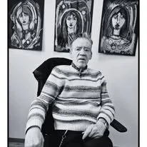 Óskar opnaði sýninguna "Konur" í Gallerí Fold 18.október 2025