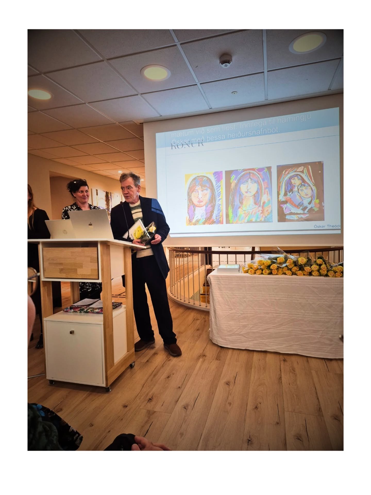 Óskar Theodórsson, heiðurslistamaður listahátíðarinnar List án Landamæra 2025