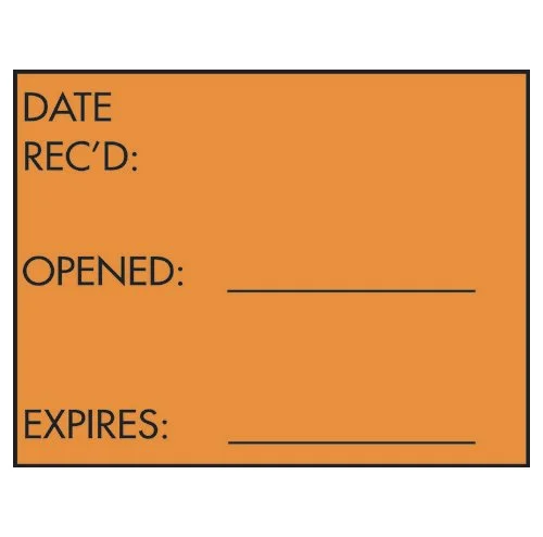 Received On Label for 3-Line Label Gun