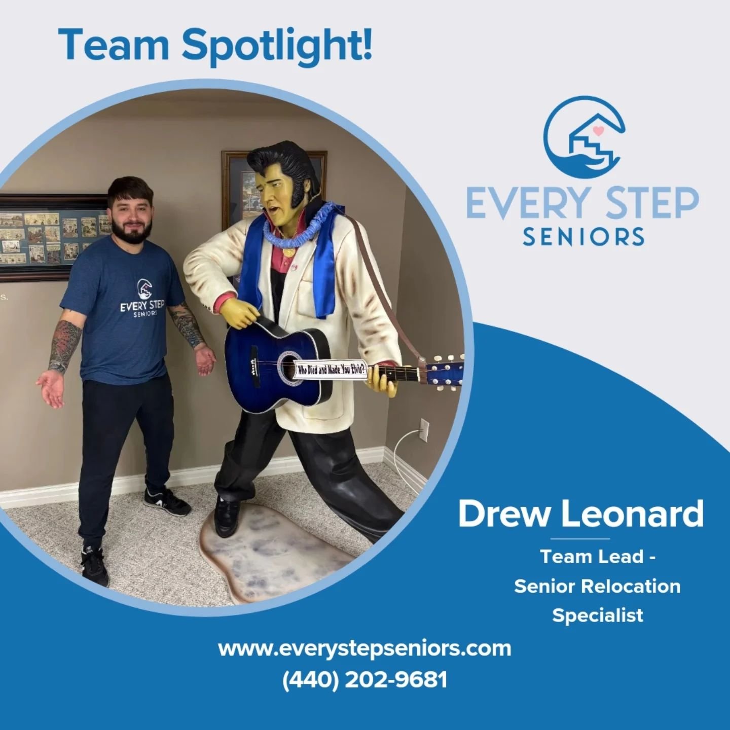 ⭐ Meet Drew, our senior relocation expert with over 5 years of experience! ⭐ 

Drew finds joy in making a senior's day by transforming their new space into something better than they could have imagined themselves. His main goal? To help seniors feel