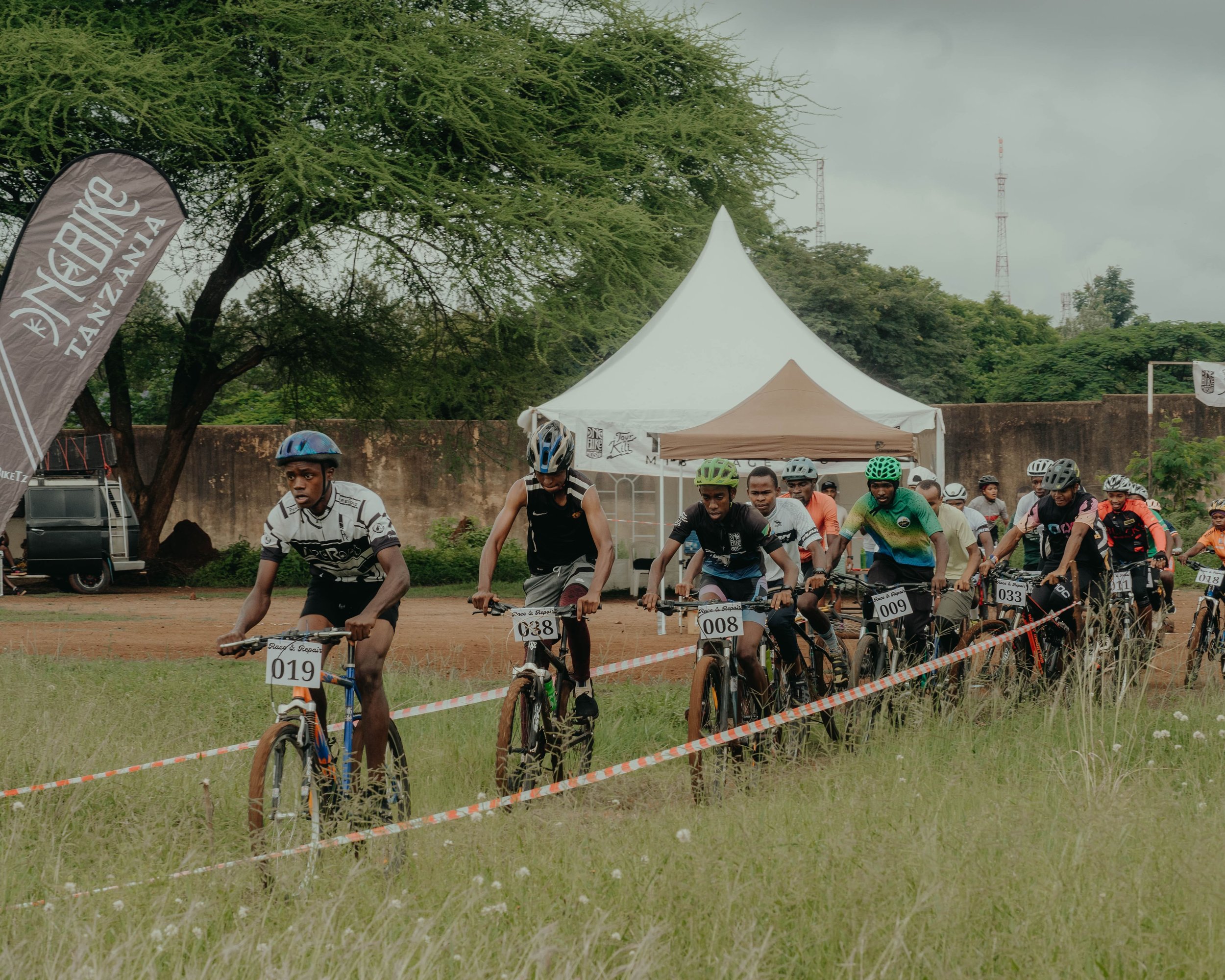 The best local bike race in kilimanjaro - Race and repair