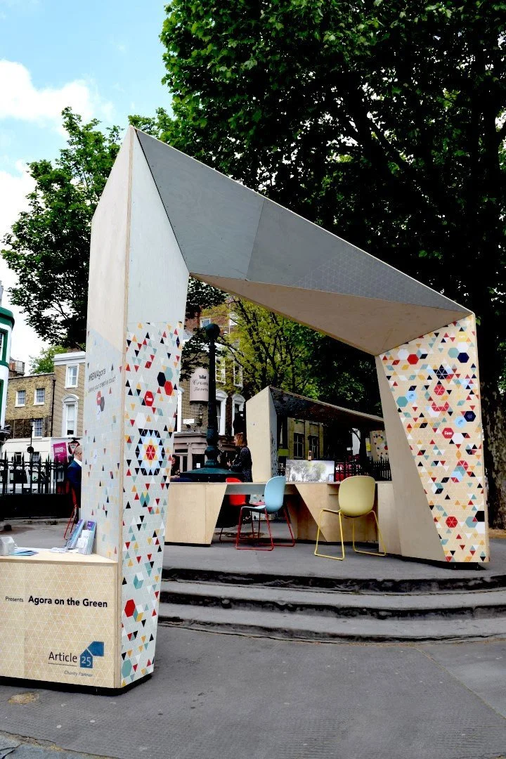 Green Design Week Large Printed Wood Exhibition Structure - 1.webp